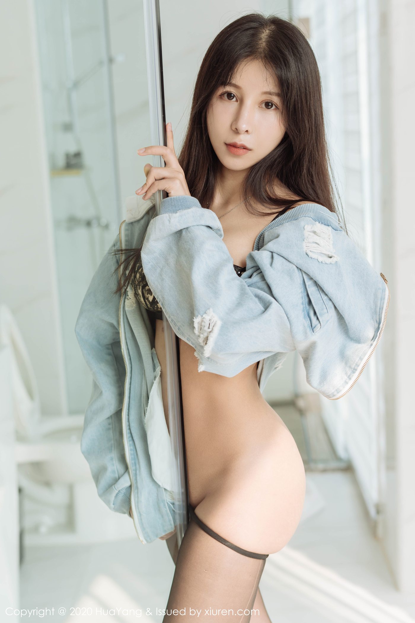 [HuaYang花漾show]HYG20200416VOL0238 2020.04.16 VOL.238 极致黑丝 奥莉[51+1P]第1张