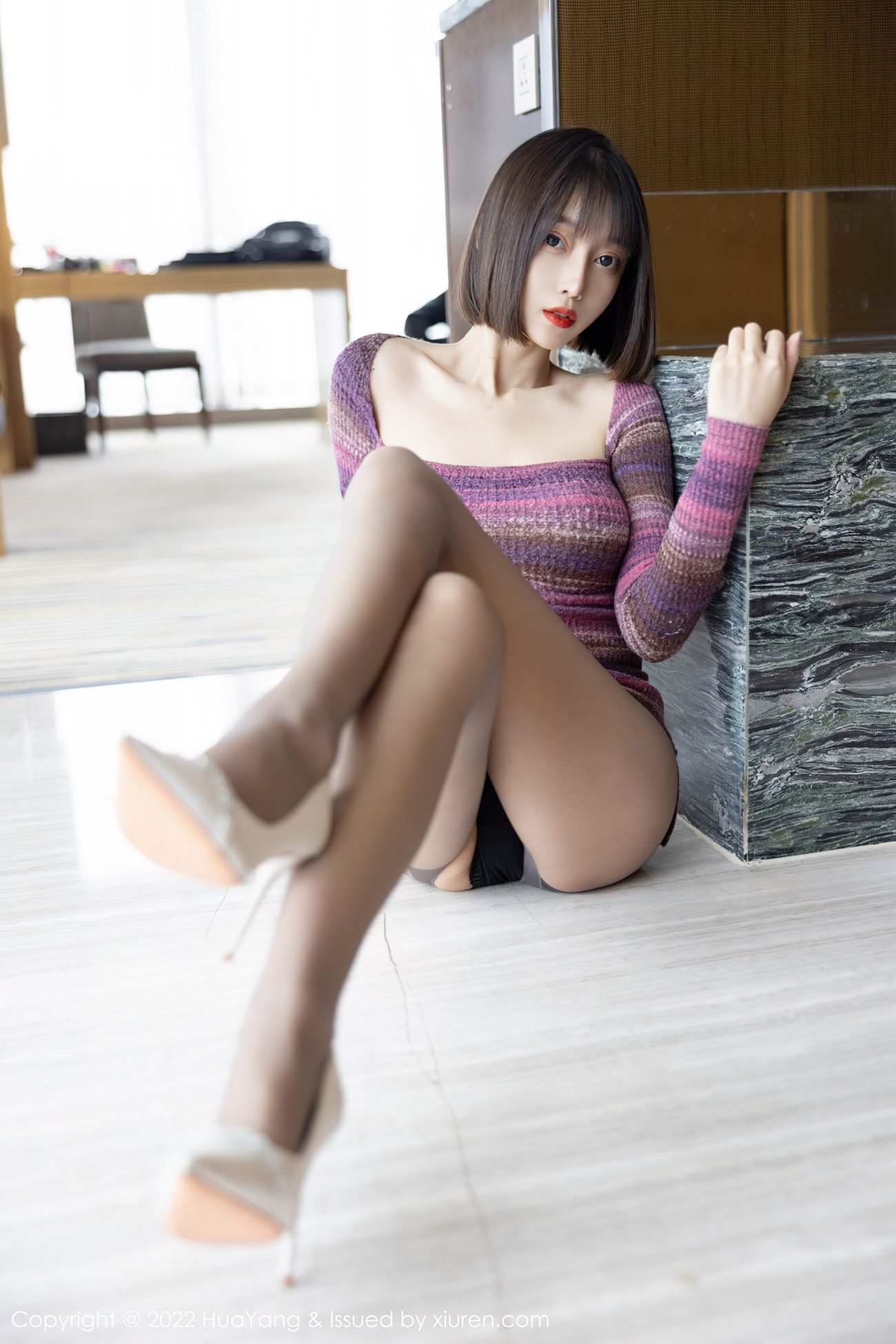 [HuaYang花漾]2022.02.25 Vol.487 玥儿玥[40+1P]第3张