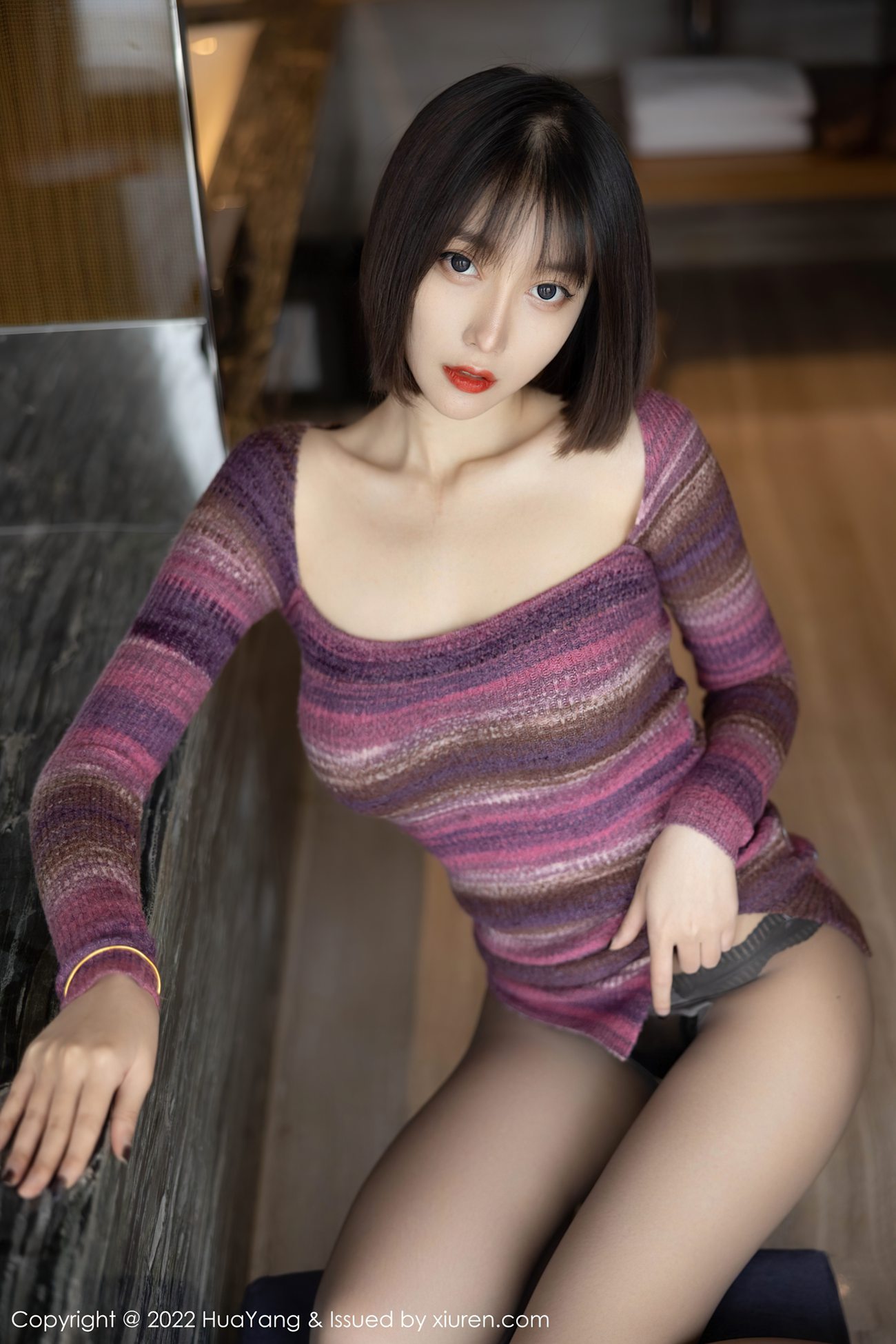 [HuaYang花漾]2022.02.25 Vol.487 玥儿玥[40+1P]第5张