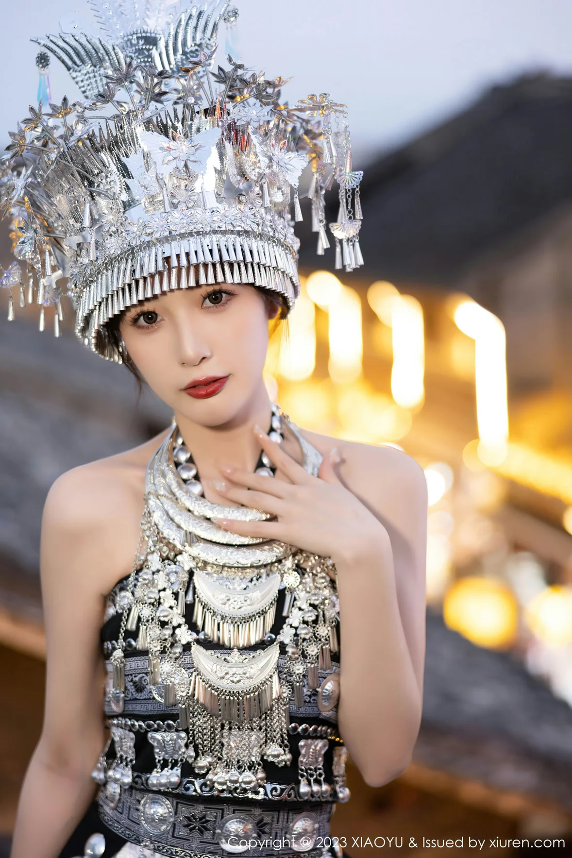  XIAOYU 语画 Vol.1071 林星阑 浅色薄纱贵州旅拍 [94P]第28张