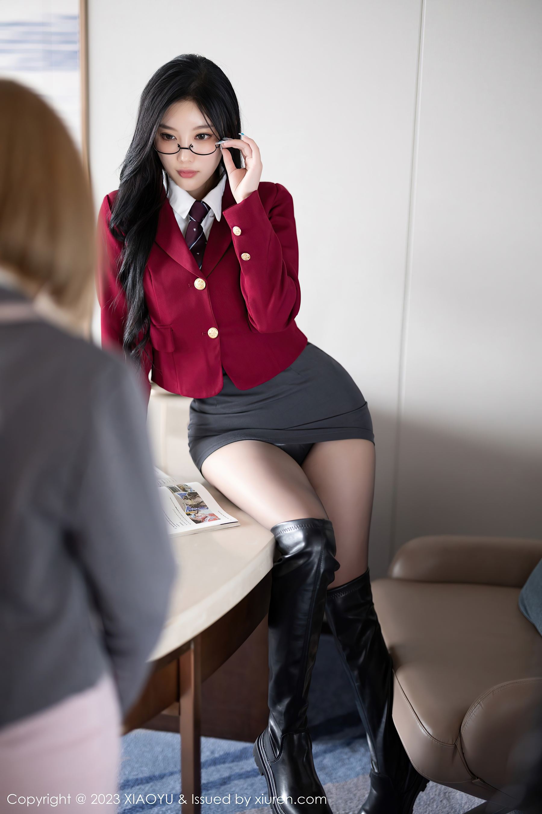  语画界 VOL.1121 杨晨晨Yome 黑丝制服第21张