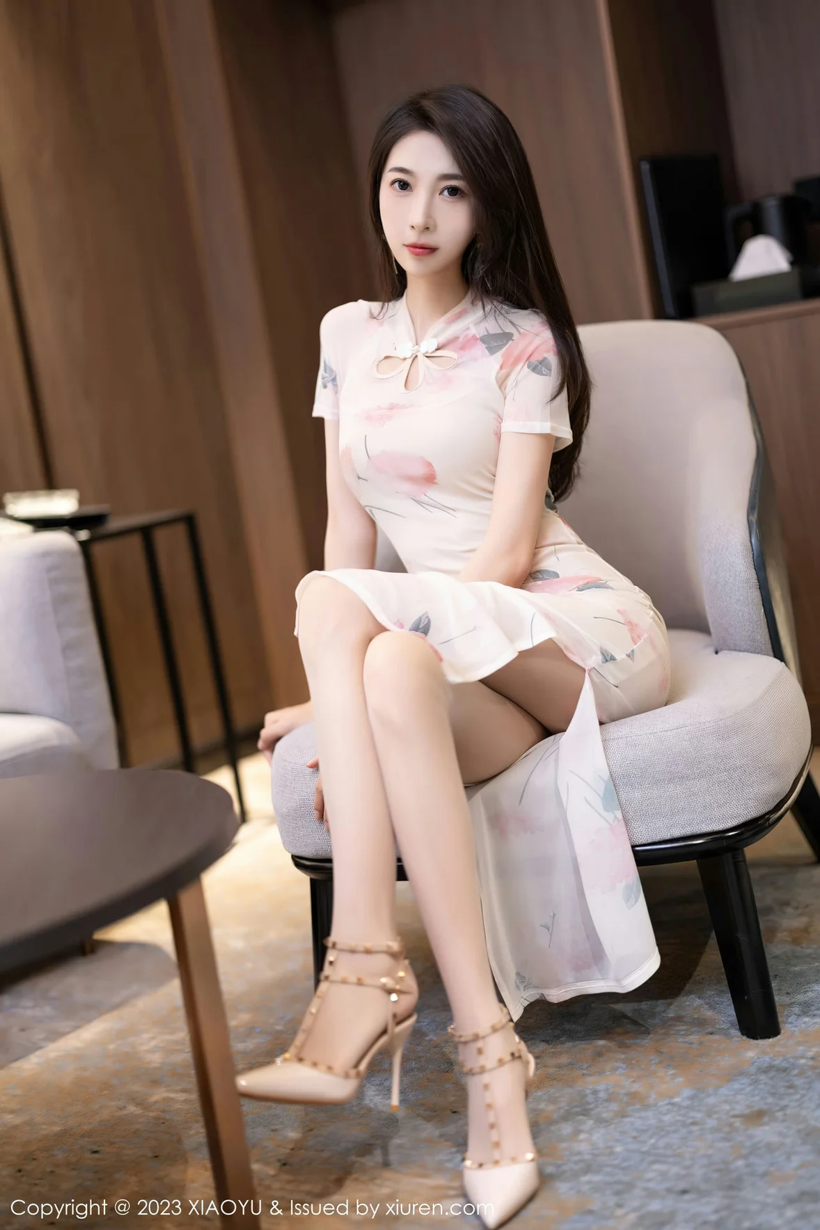  XIAOYU 语画 Vol.1093 林乐一 图案旗袍性感写真 [84P]第4张