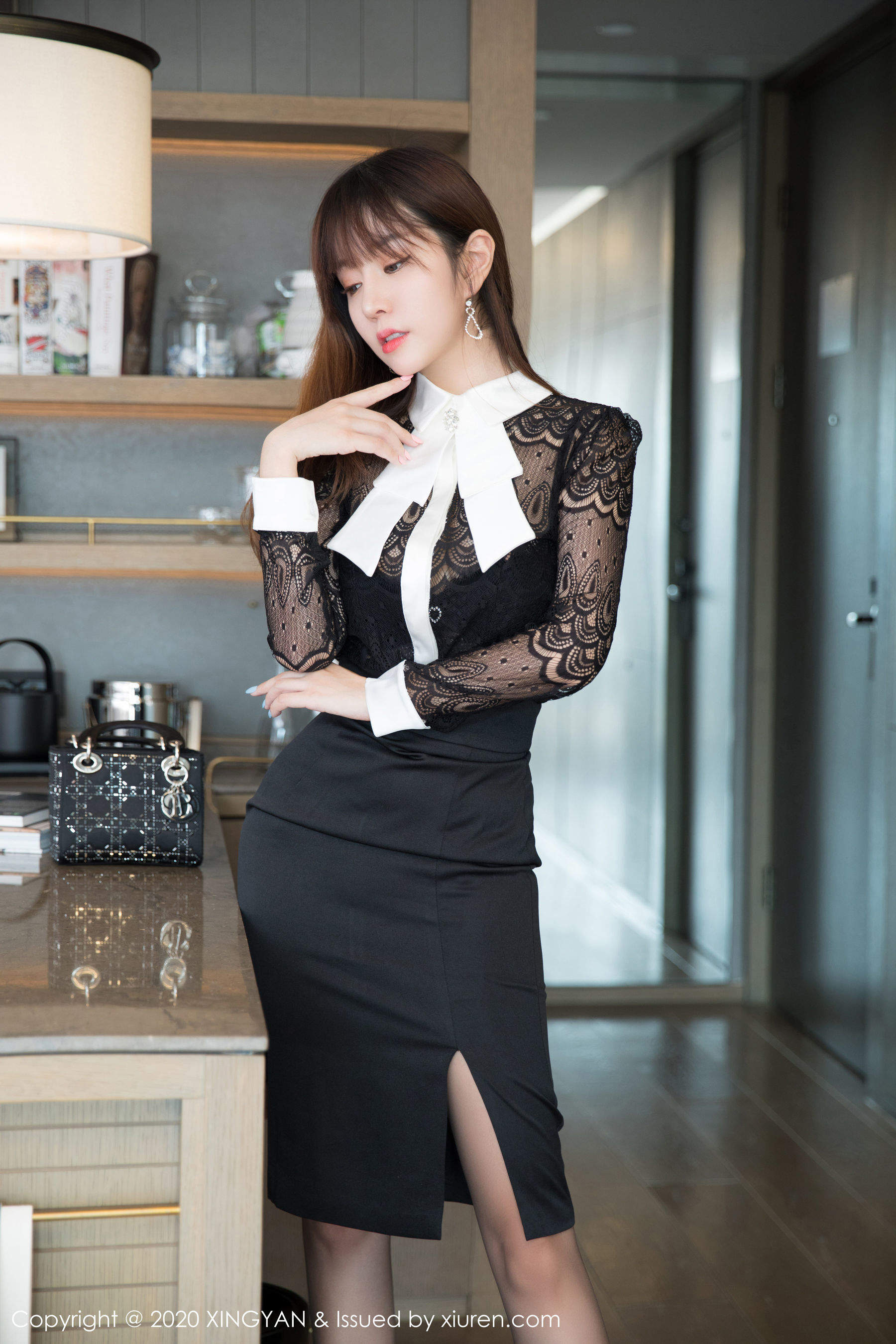  星颜社 Vol.134 王雨纯 &#038;黑色内衣所散发出的魅力第21张