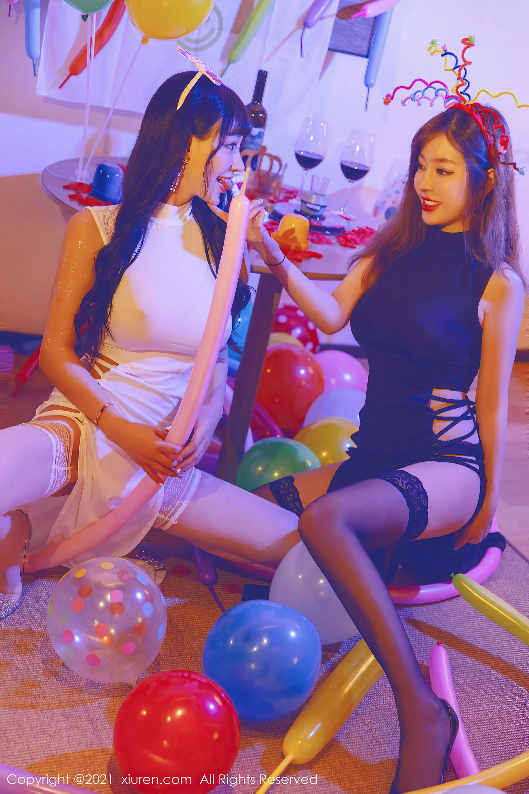  秀人 No.4025 朱可儿Flower、王雨纯第2张