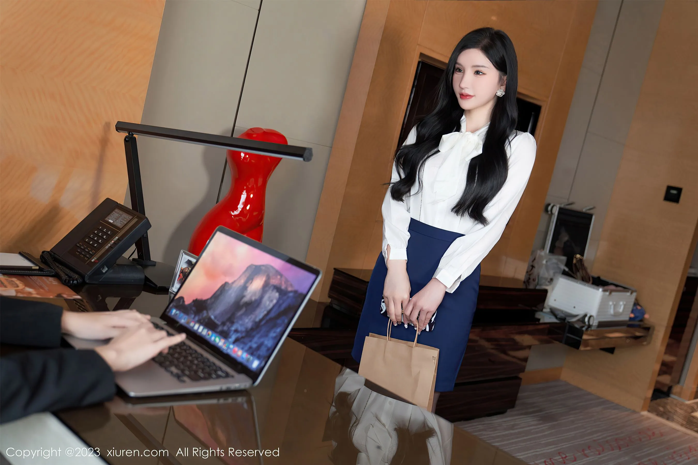  秀人网 No.6614 周于希Sally 黑丝美臀第4张