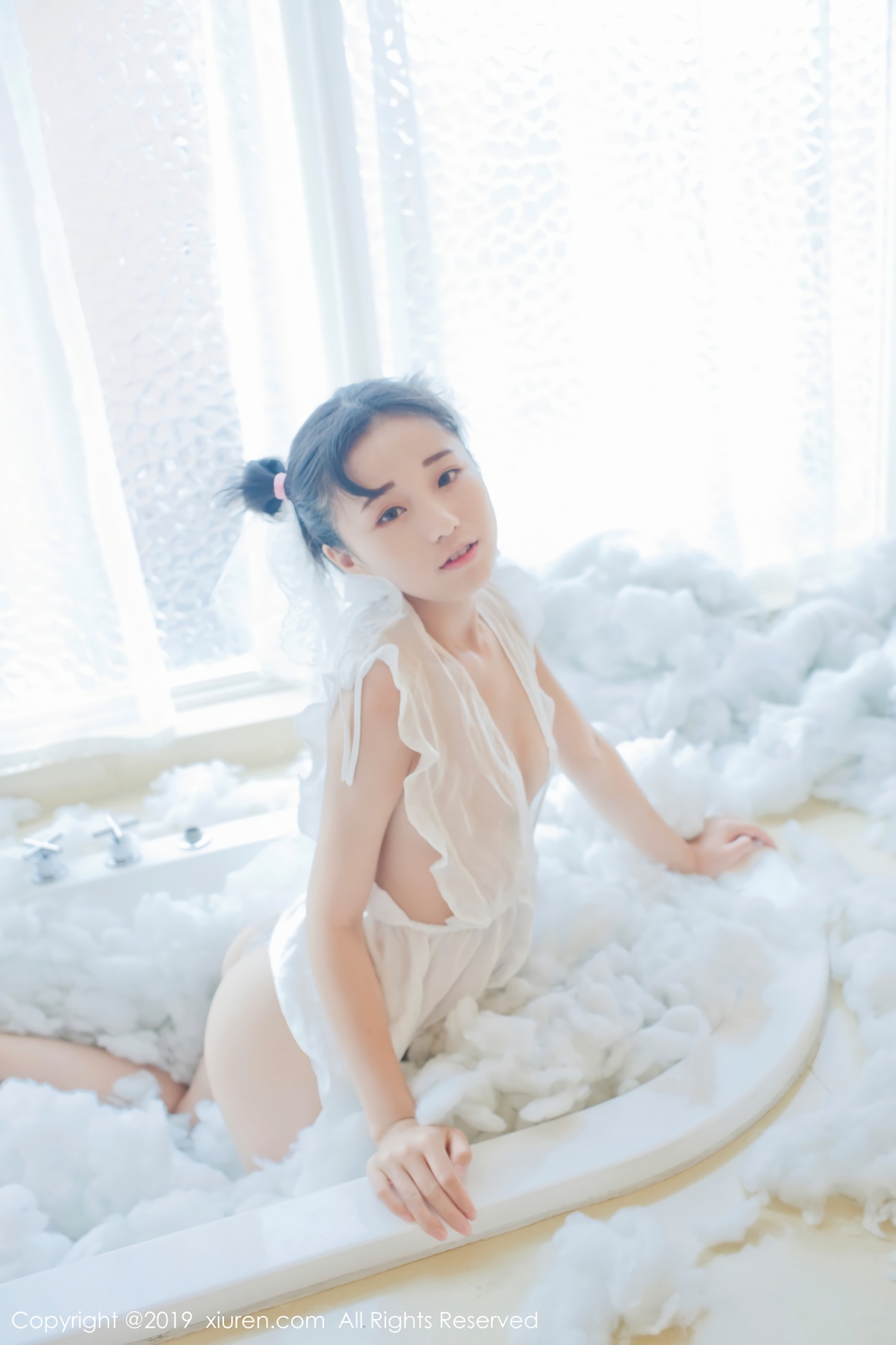 [Xiuren绣人网]XR20190116N01313 2019.01.16 NO.1313 蕾SI小新娘+日系蓝色体操服 仓井优香[45+1P]第8张