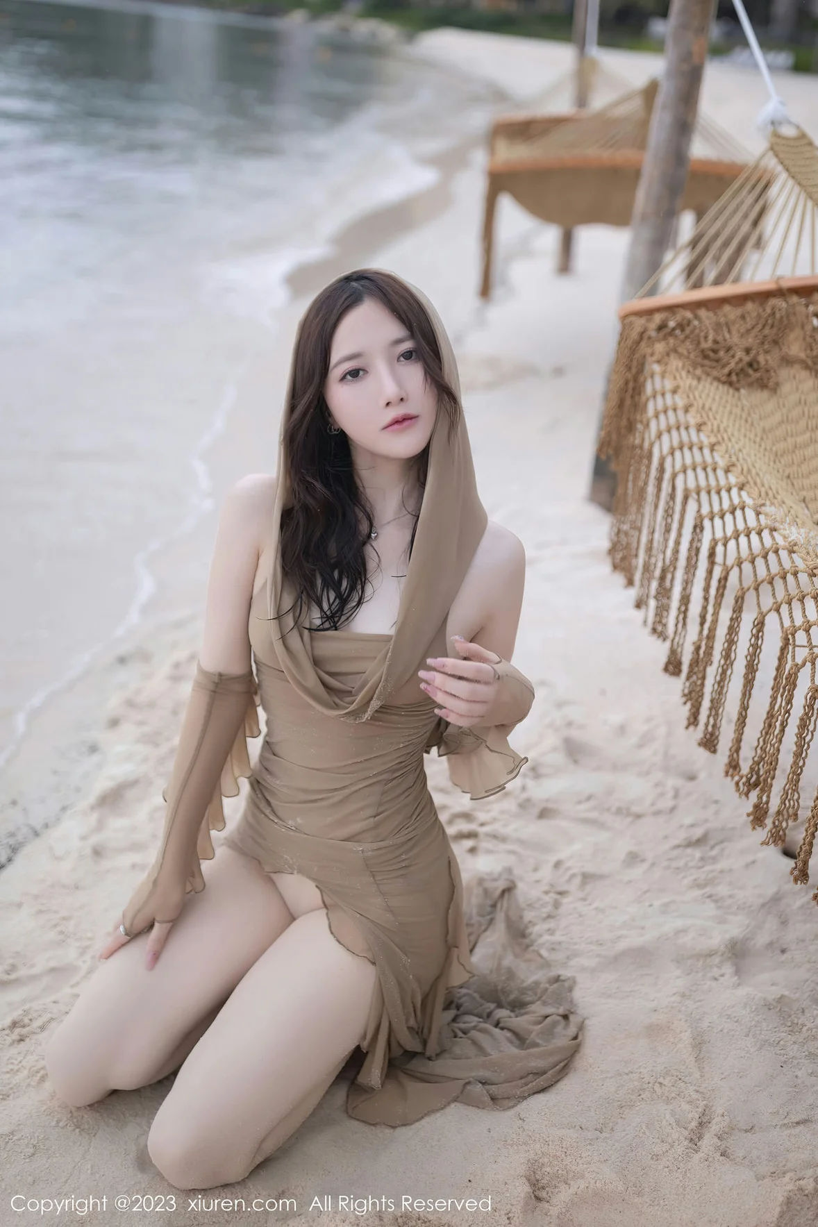  XiuRen 秀人 No.7288 鱼子酱Fish 沙滩渔网性感写真 [78P]第20张