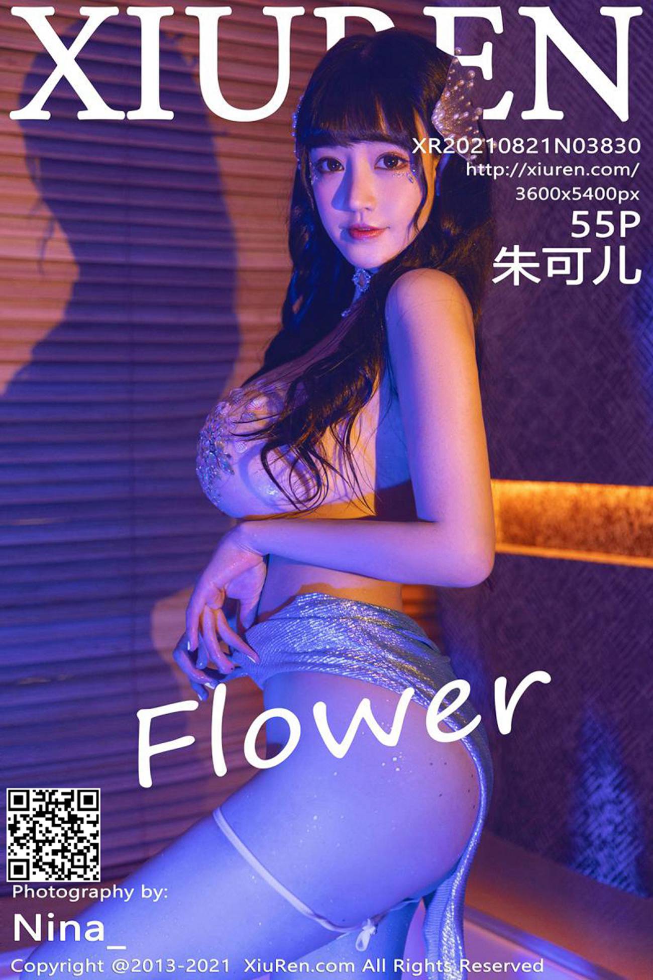 [Xiuren绣人网]2021.08.21 NO.3830 朱可儿Flower[55+1P]第1张