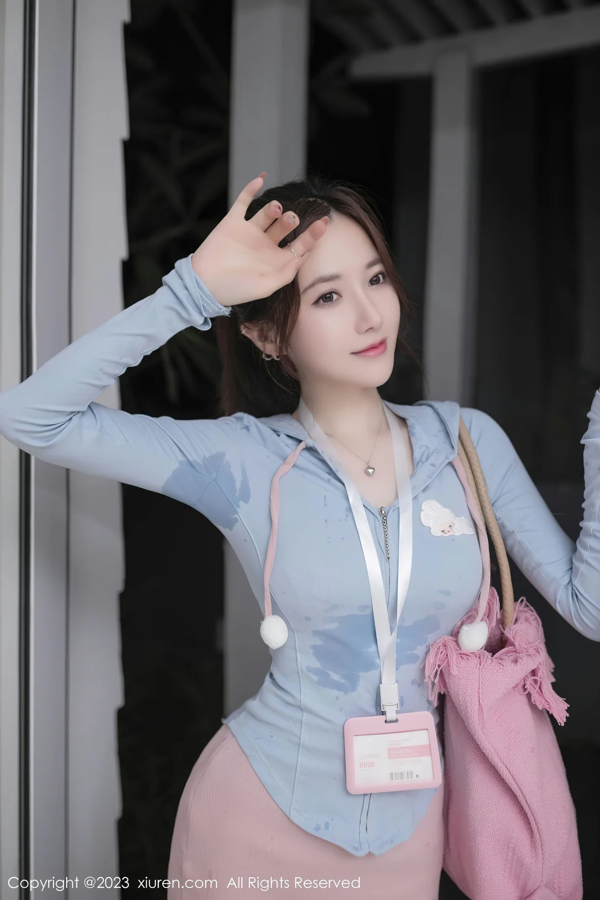  XiuRen 秀人 No.7120 鱼子酱Fish 浅粉色蕾丝内衣泰国旅拍 [81P]第1张