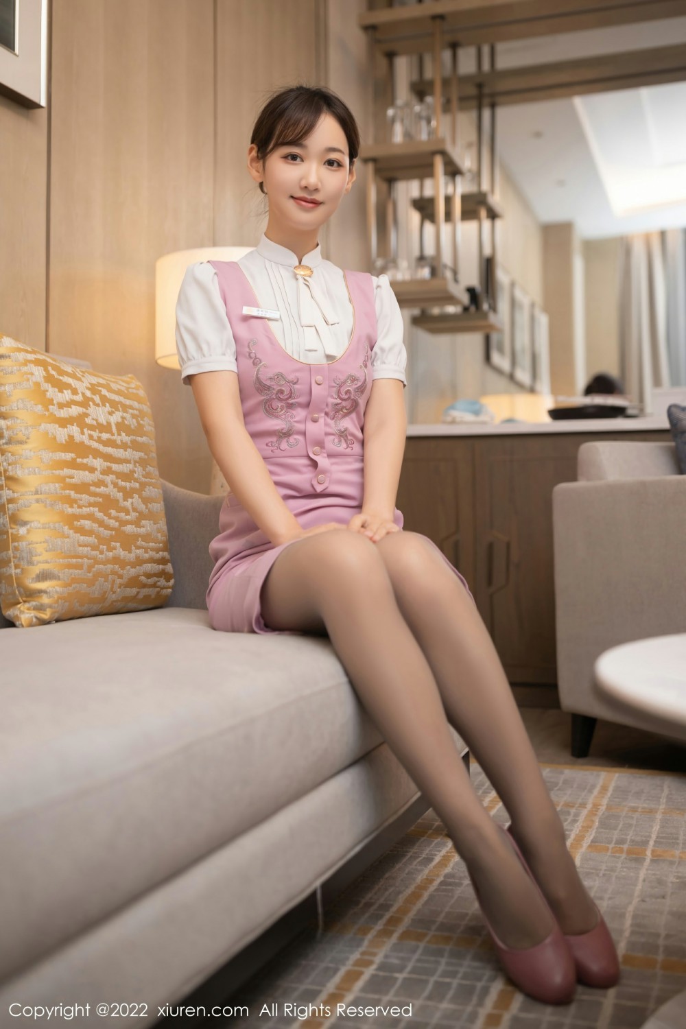 [XiuRen秀人网] 2022.02.28 No.4647 唐安琪 空姐写真第3张