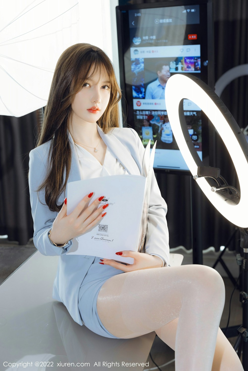 [XiuRen秀人网] 2022.03.02 No.4658 美桃酱 制服系列第5张