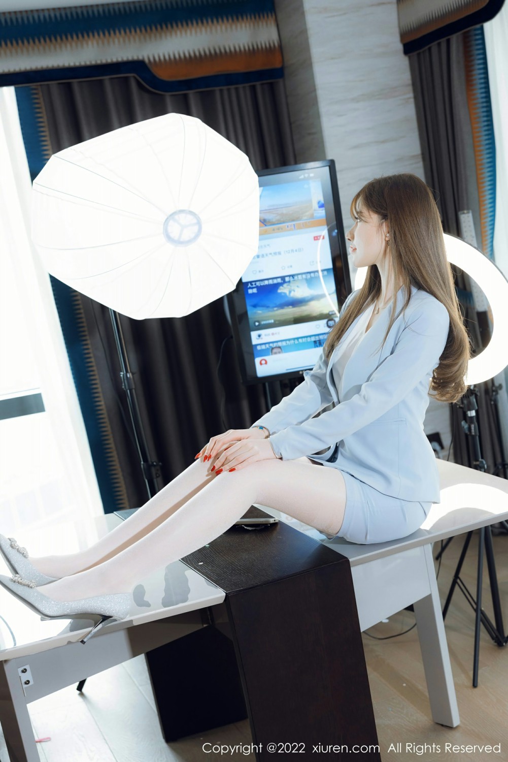 [XiuRen秀人网] 2022.03.02 No.4658 美桃酱 制服系列第1张