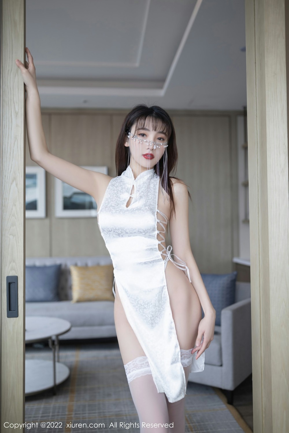 [XiuRen秀人网] 2022.03.02 No.4660 陆萱萱 性感旗袍第1张
