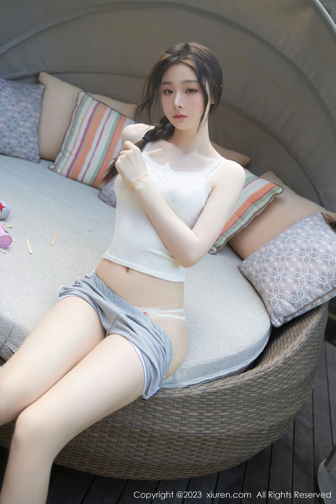  XiuRen 秀人 No.7221 是小逗逗 抽签小游戏主题性感写真 [80P]第3张