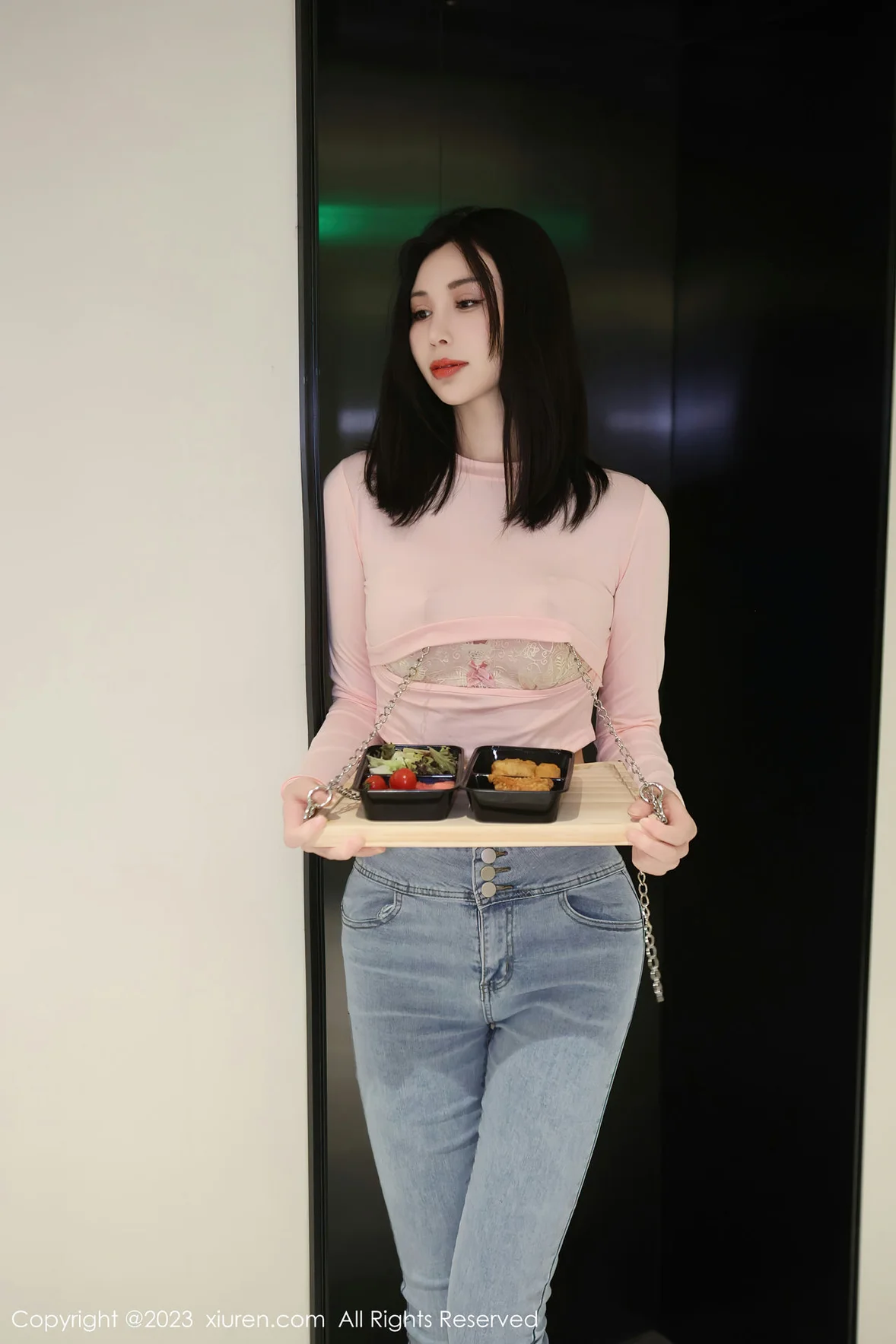  XiuRen 秀人 No.6992 曼柔 粉色蕾丝内衣性感写真 [83P]第1张