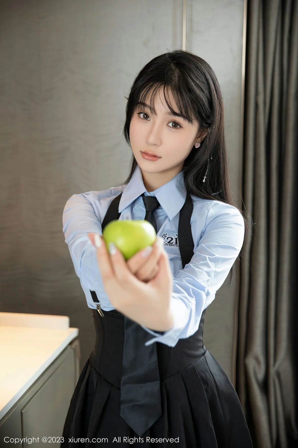  XiuRen 秀人 No.7140 柚琪Rich 性感学妹装扮 [77P]第4张