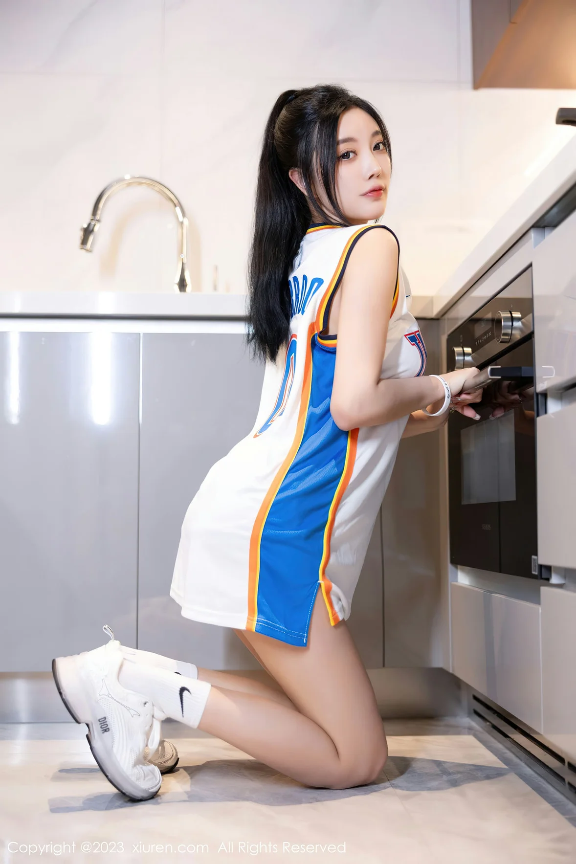  XiuRen 秀人 No.7304 杨晨晨Yome 白色运动服浙江安吉旅拍 [87P]第4张