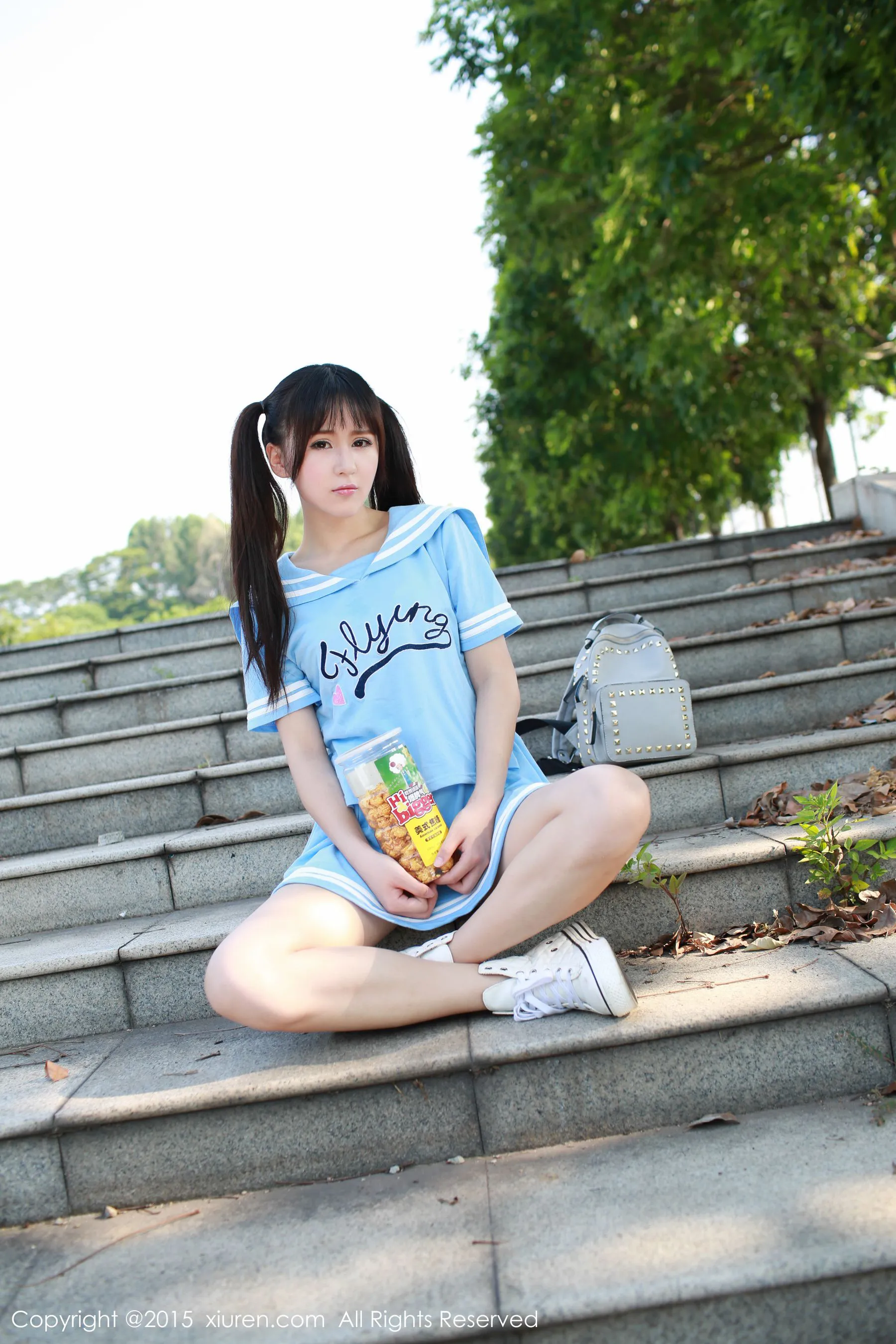  唐雨辰TYC《广州大学城野外》 秀人网 No.387第8张