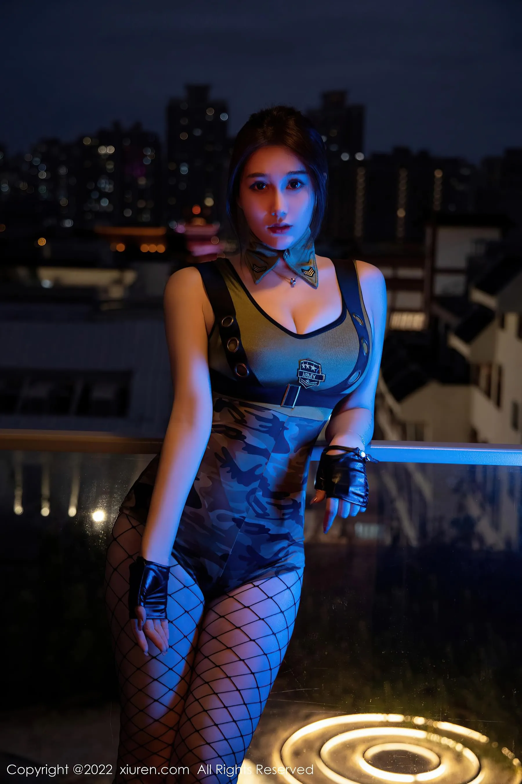  秀人网 No.5234 宥利 网格丝袜第16张