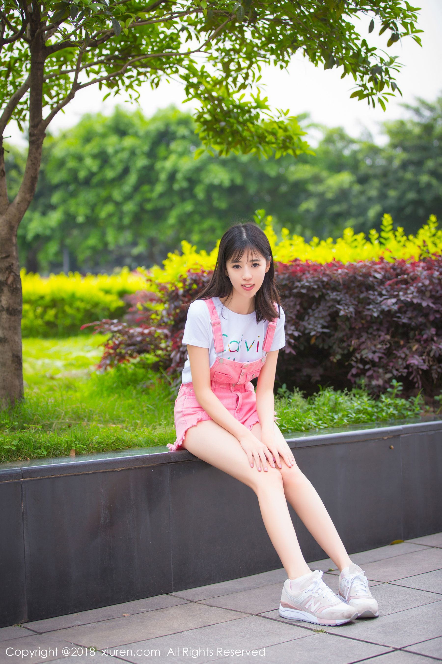  模特艾栗栗栗栗栗栗吖《清新美腿外拍与私房内衣魅惑》 XiuRen 秀人网 No.1026第7张