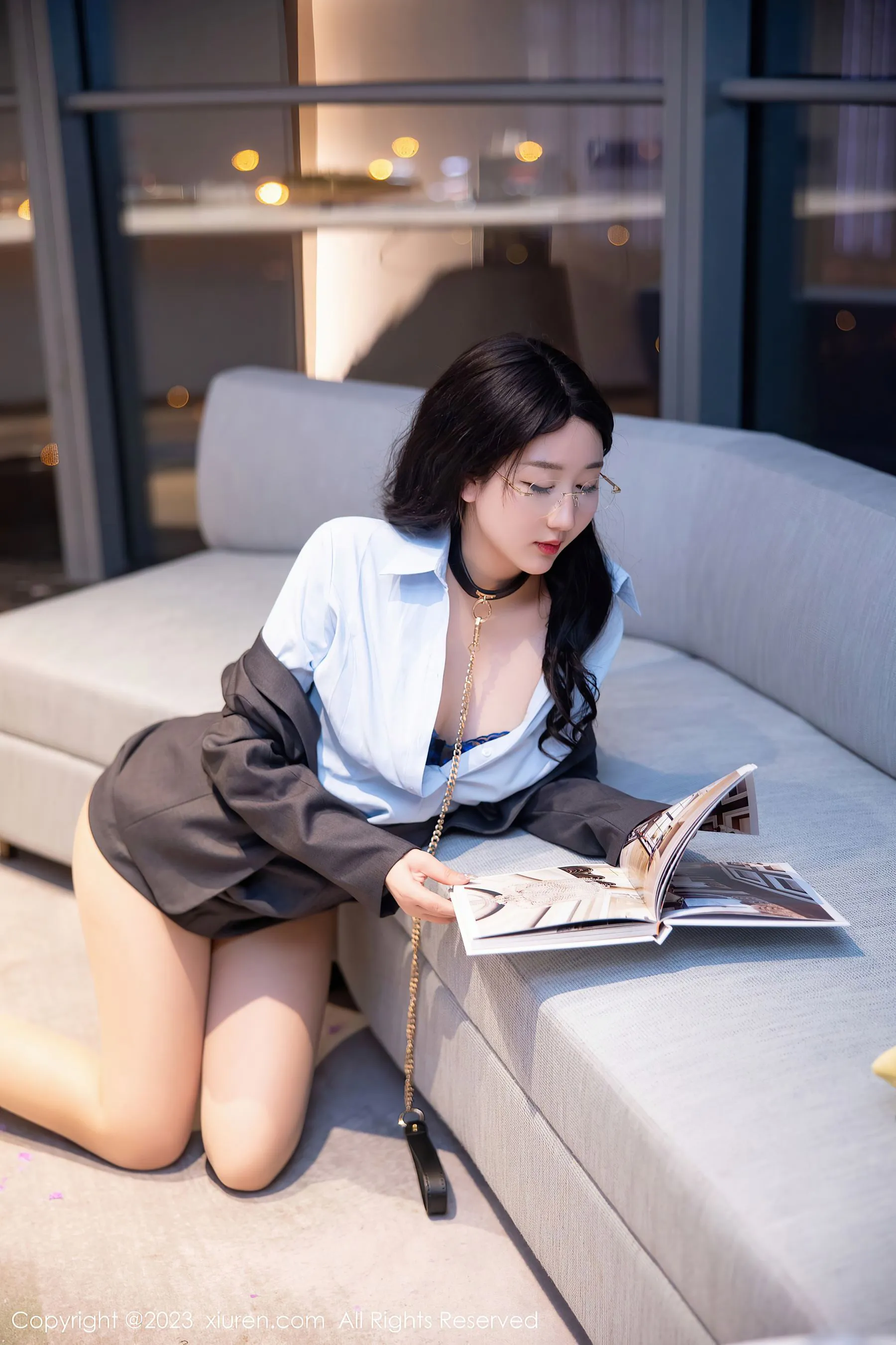  秀人网 No.6607 江真真 丝袜制服第3张