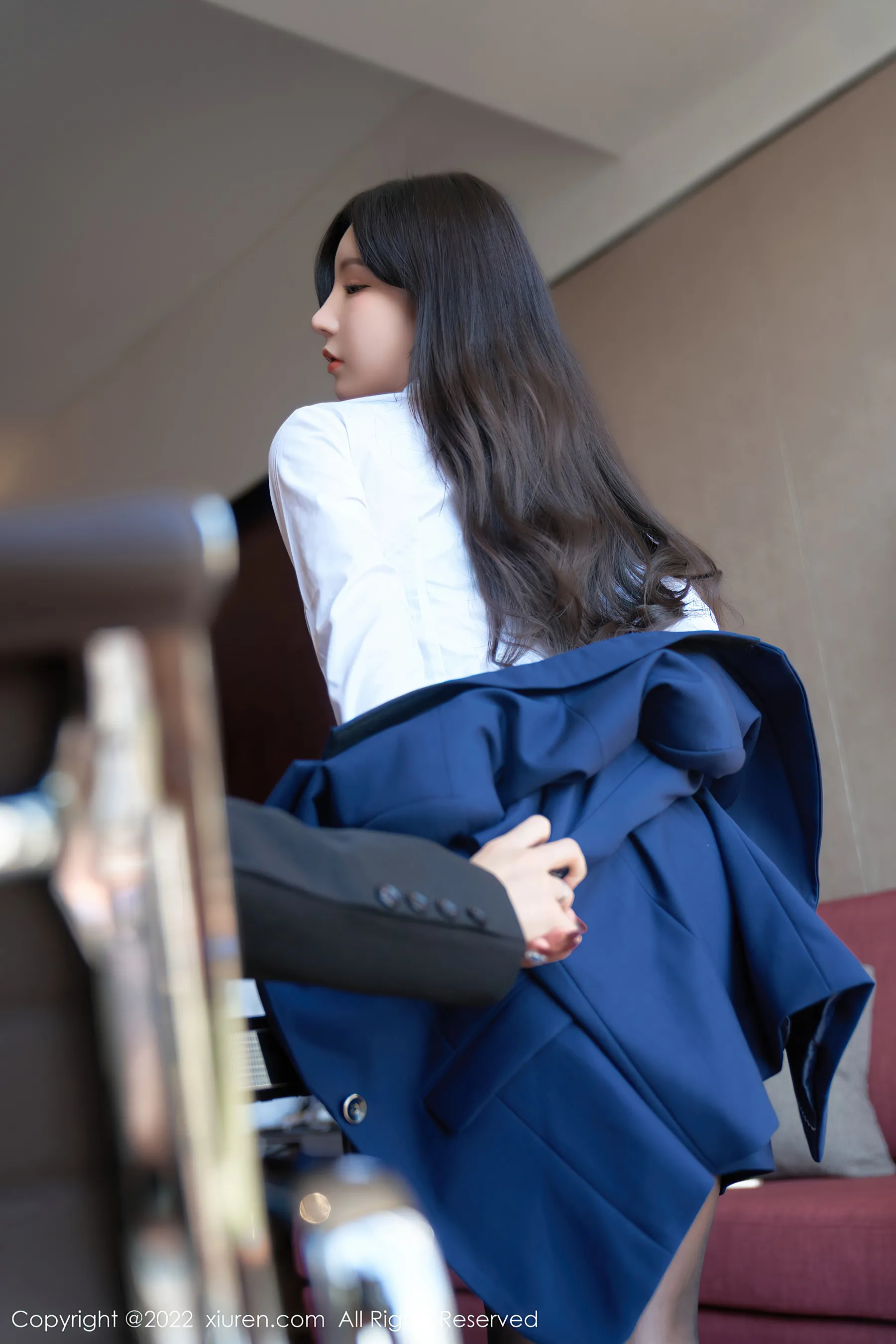  秀人网 No.4708 周于希Sally OL美女黑丝美腿写真第20张