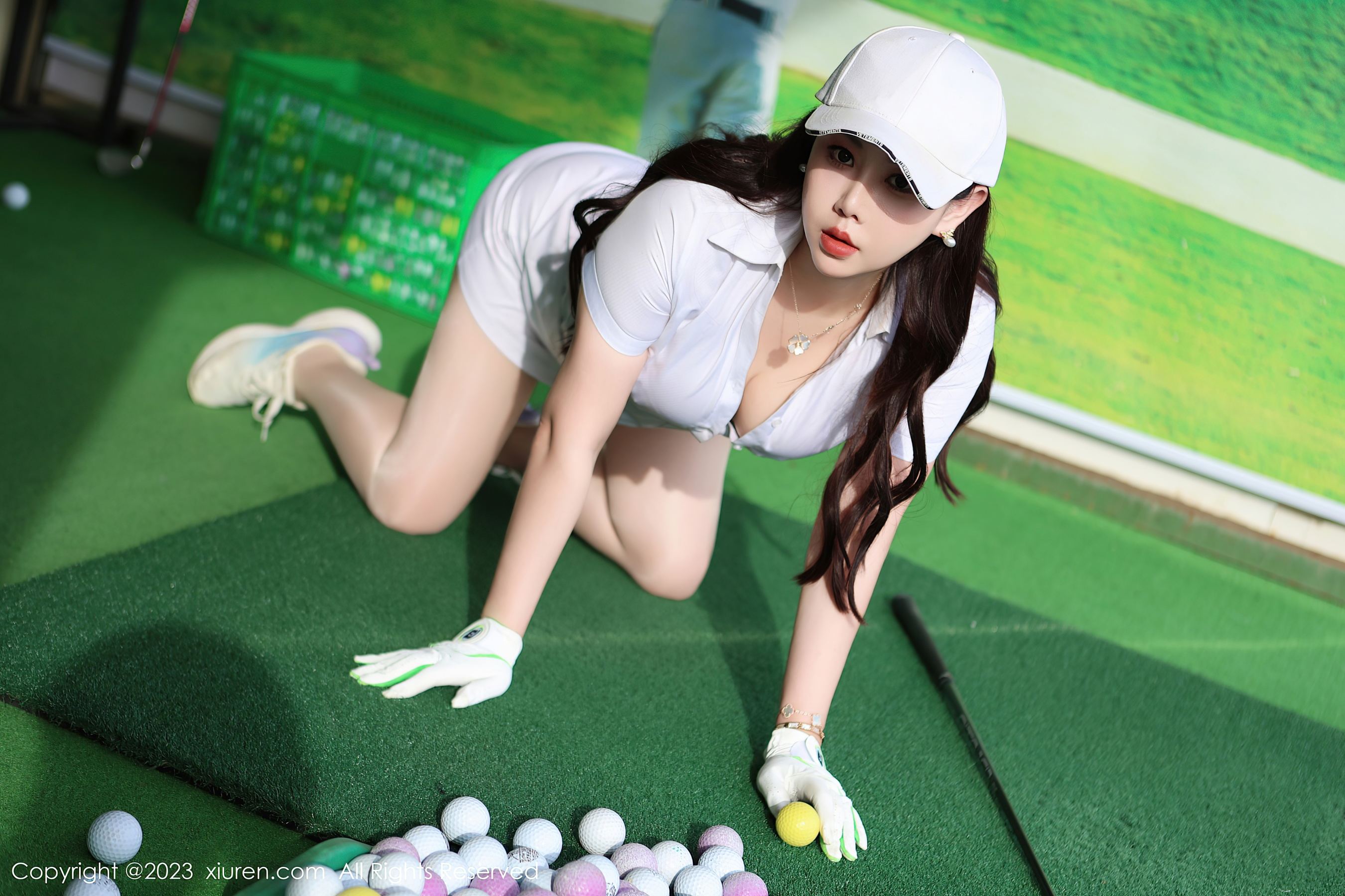  XiuRen 秀人 No.7465 王婉悠Queen 高尔夫美臀第26张