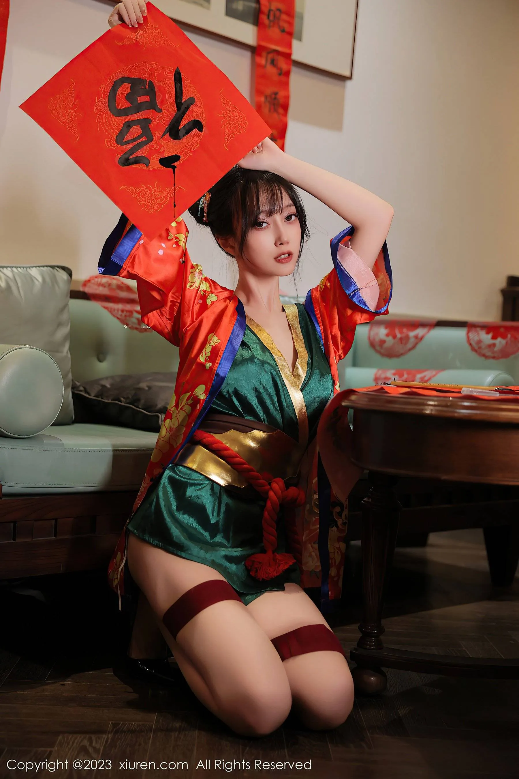  秀人网 No.6167 玥儿玥er 新春美腿第19张