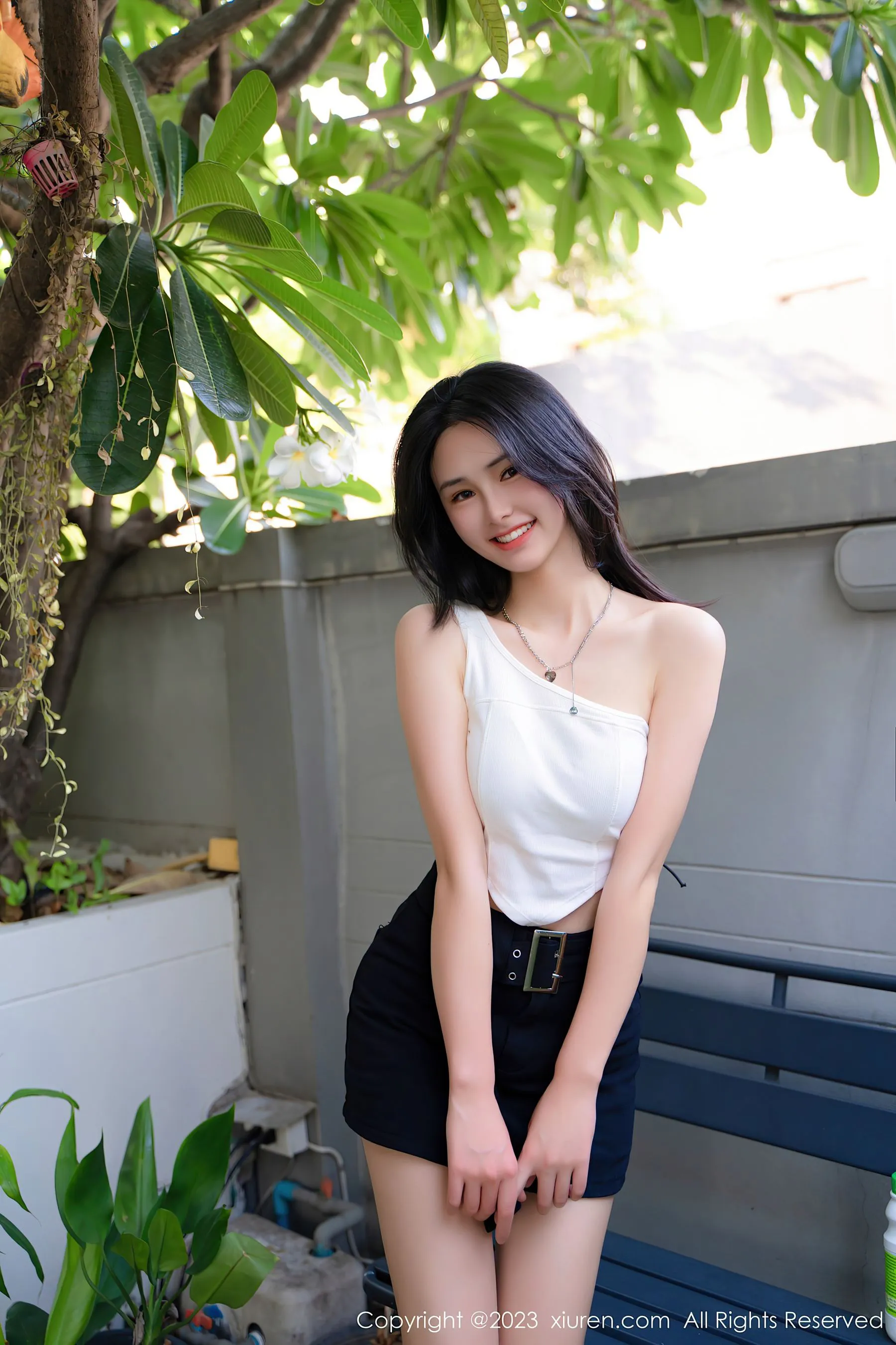  秀人网 No.6798 艾希儿 清爽美腿第13张