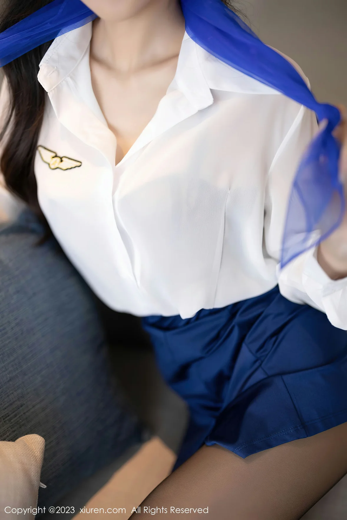  秀人网 No.7347 林星阑 空姐制服安吉旅拍 [84P]第9张