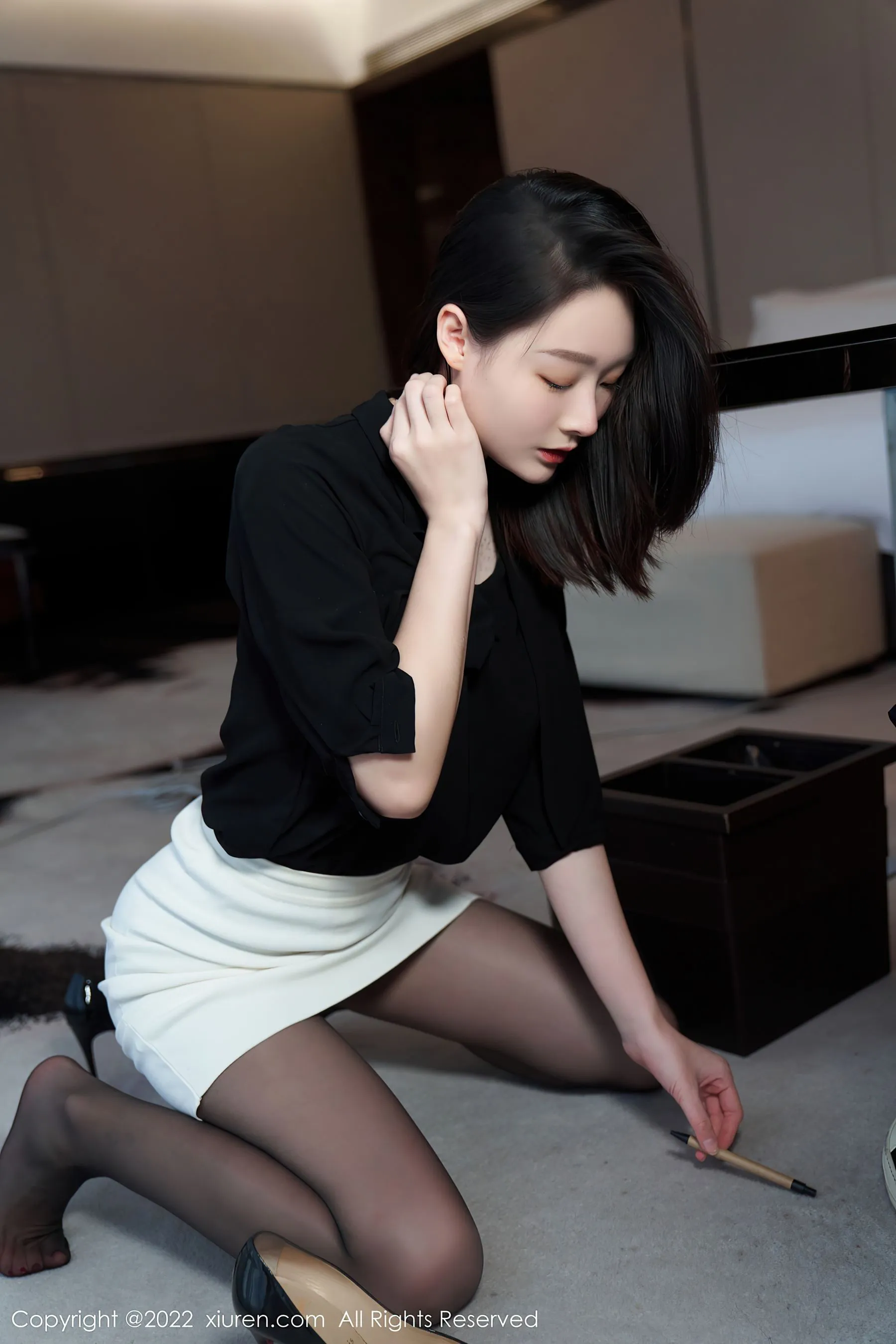  秀人网 No.5312 是小逗逗 短裙美腿第19张