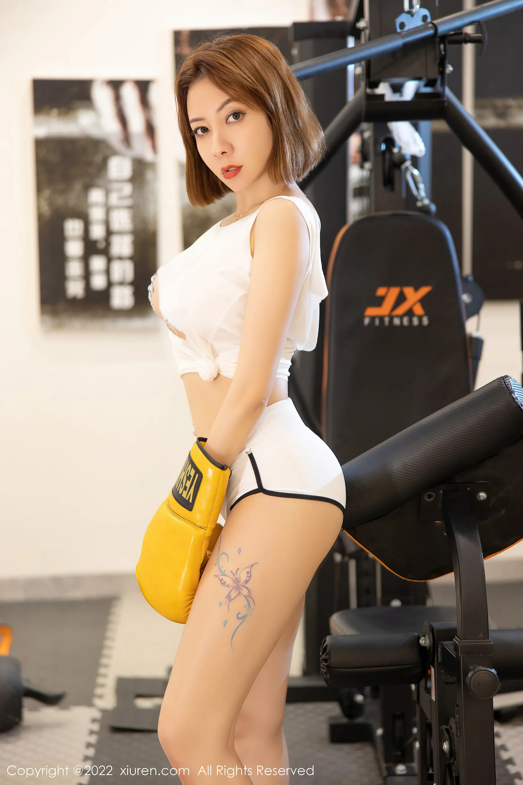 秀人网 No.4555 诗诗kiki 性感拳击第16张