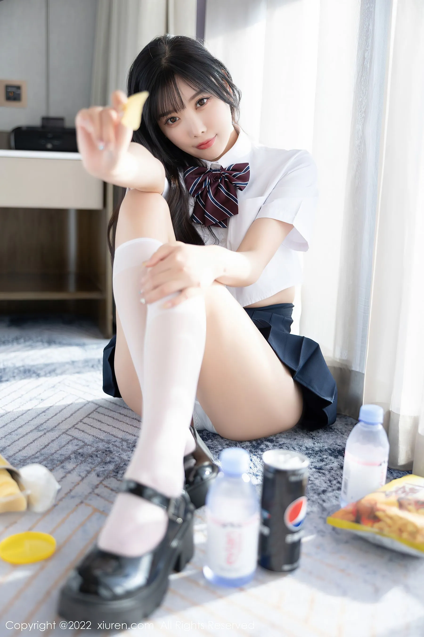  秀人网 No.5338 杨晨晨 校园制服诱惑第21张