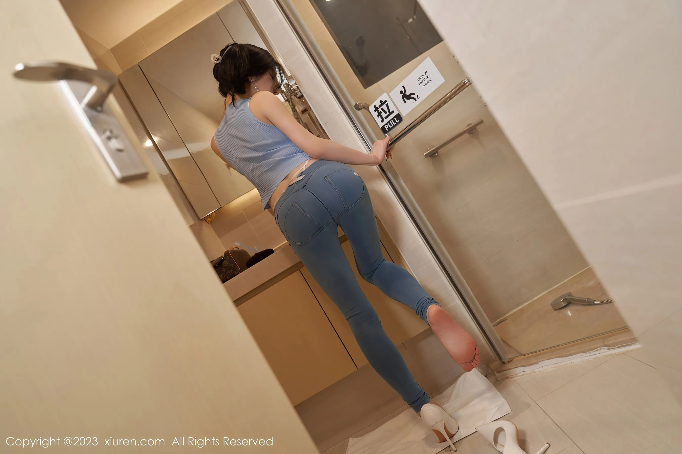  秀人网 No.6731 周于希Sally 牛仔裤美臀第6张