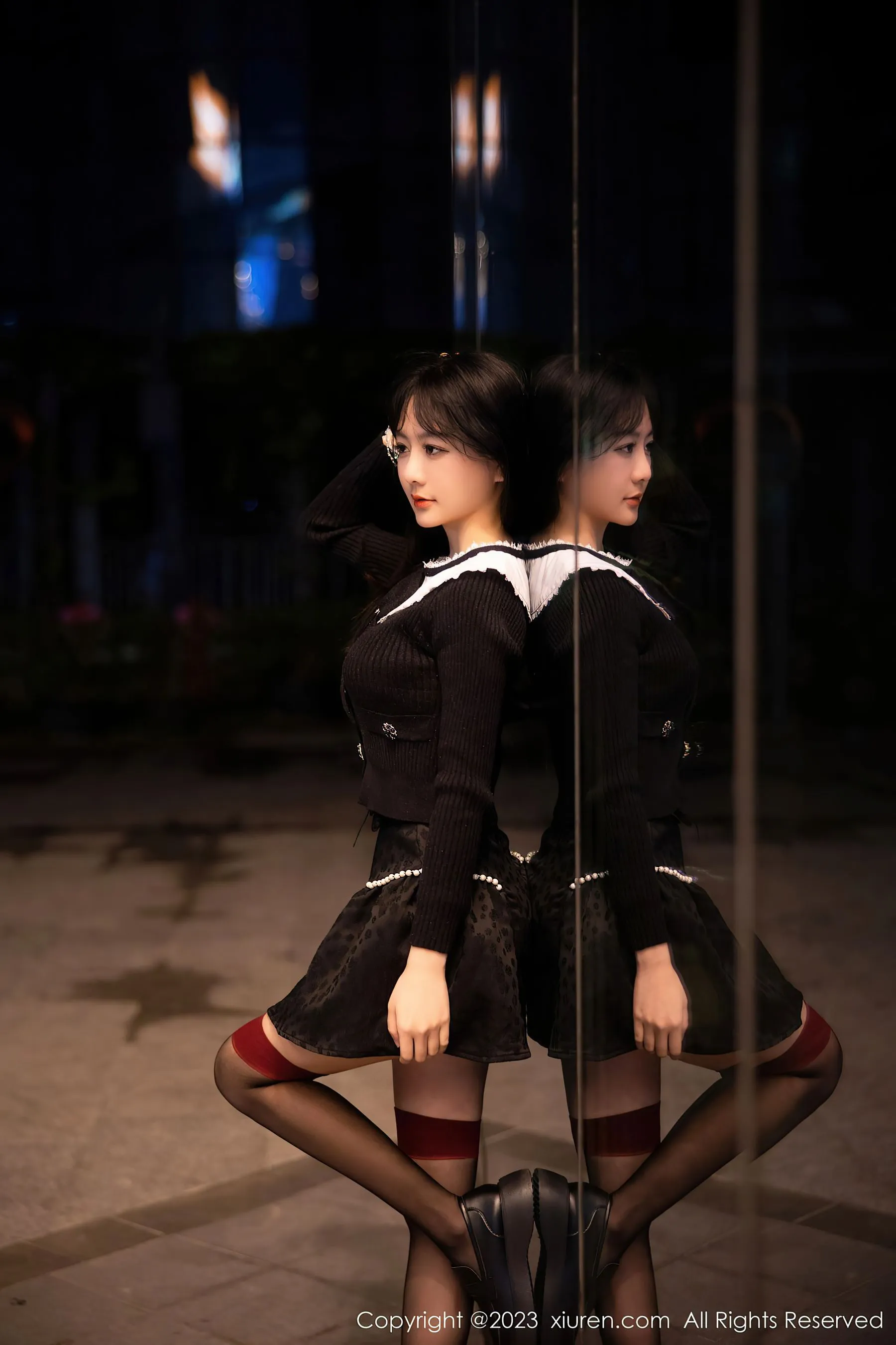  秀人网 No.6724 幼幼 黑丝美腿第23张