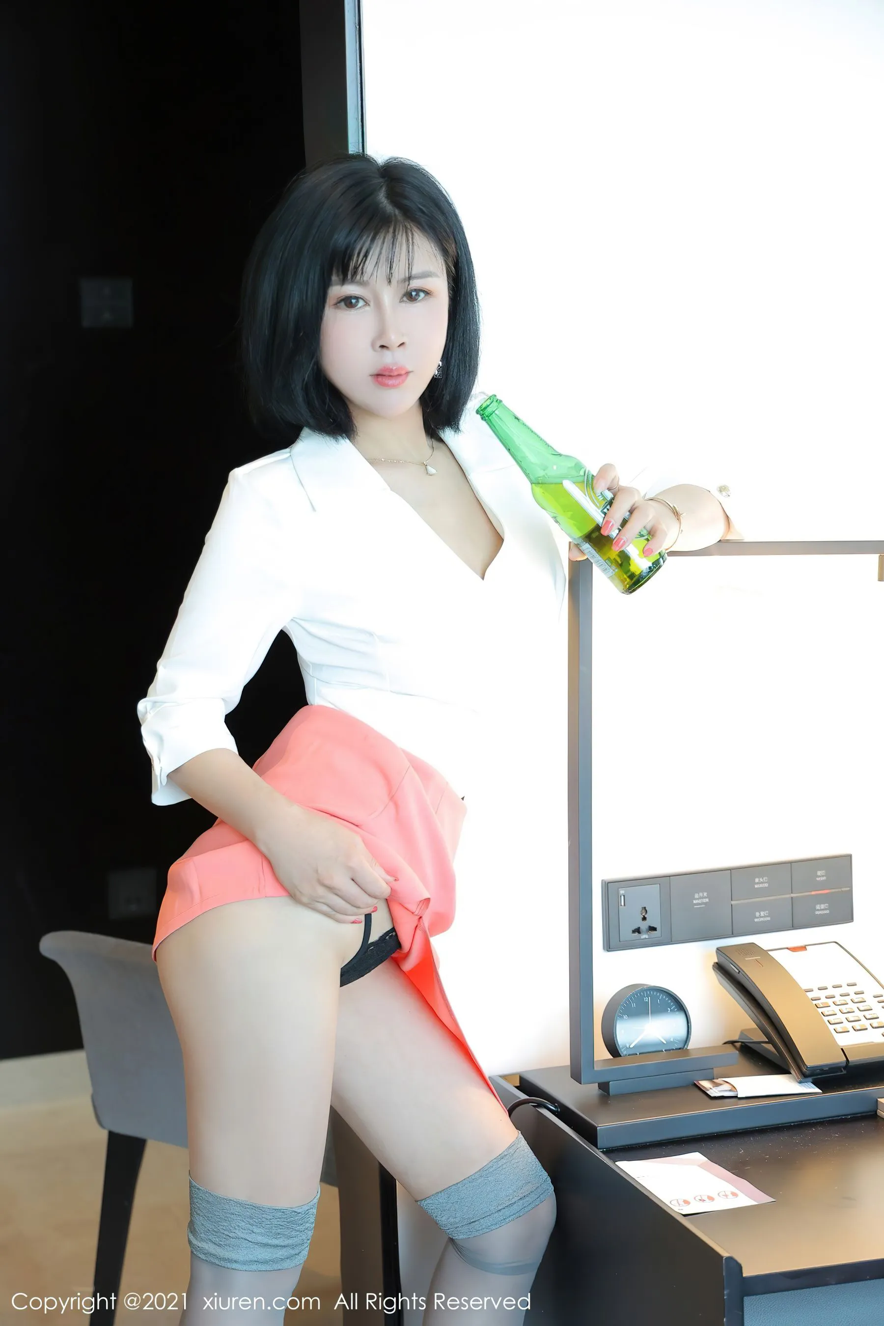  秀人 No.4047 乖乖小野喵&Lucky沈欢欣第3张