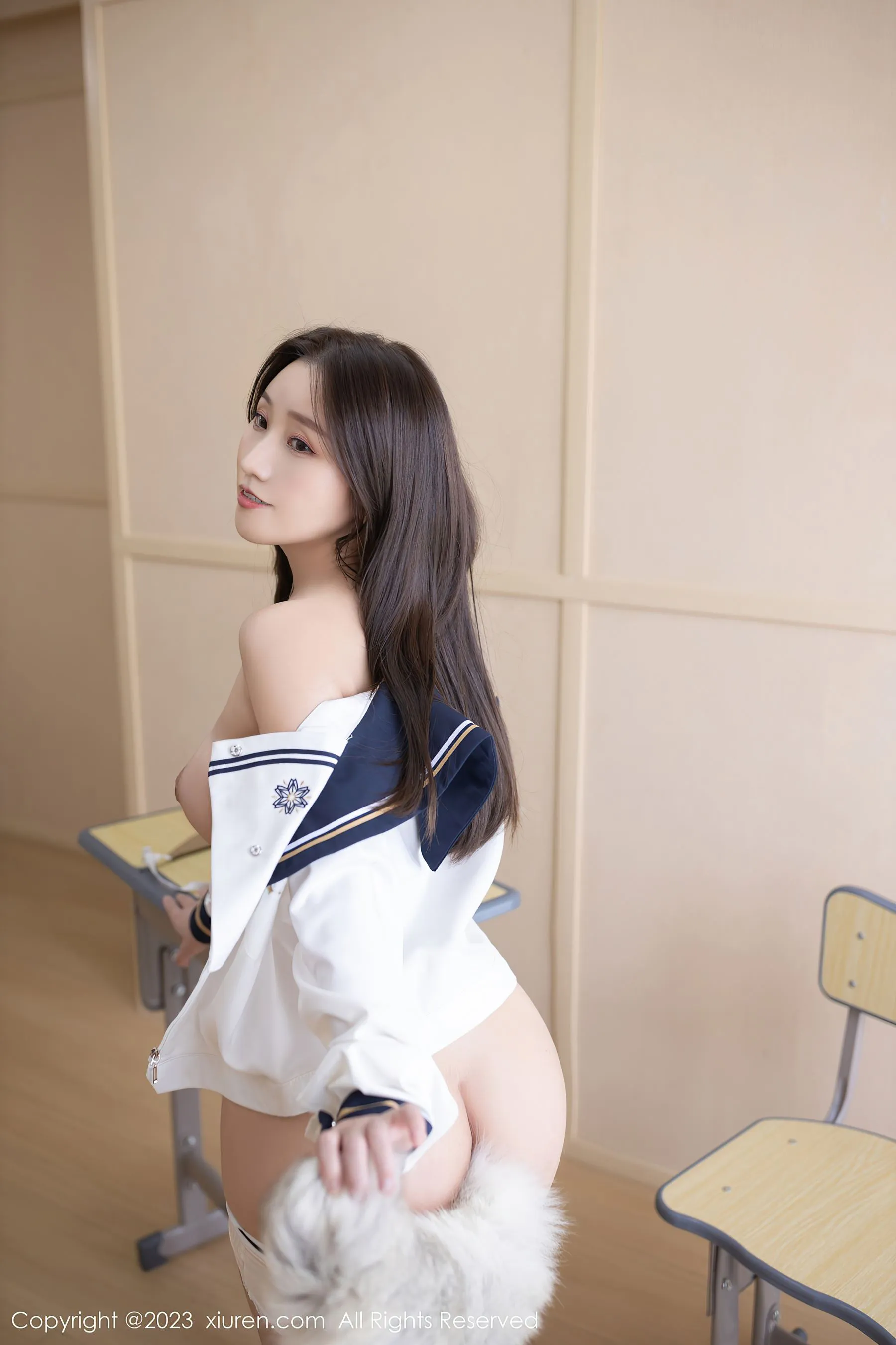  秀人网 No.6709 杏子Yada 新人制服第12张