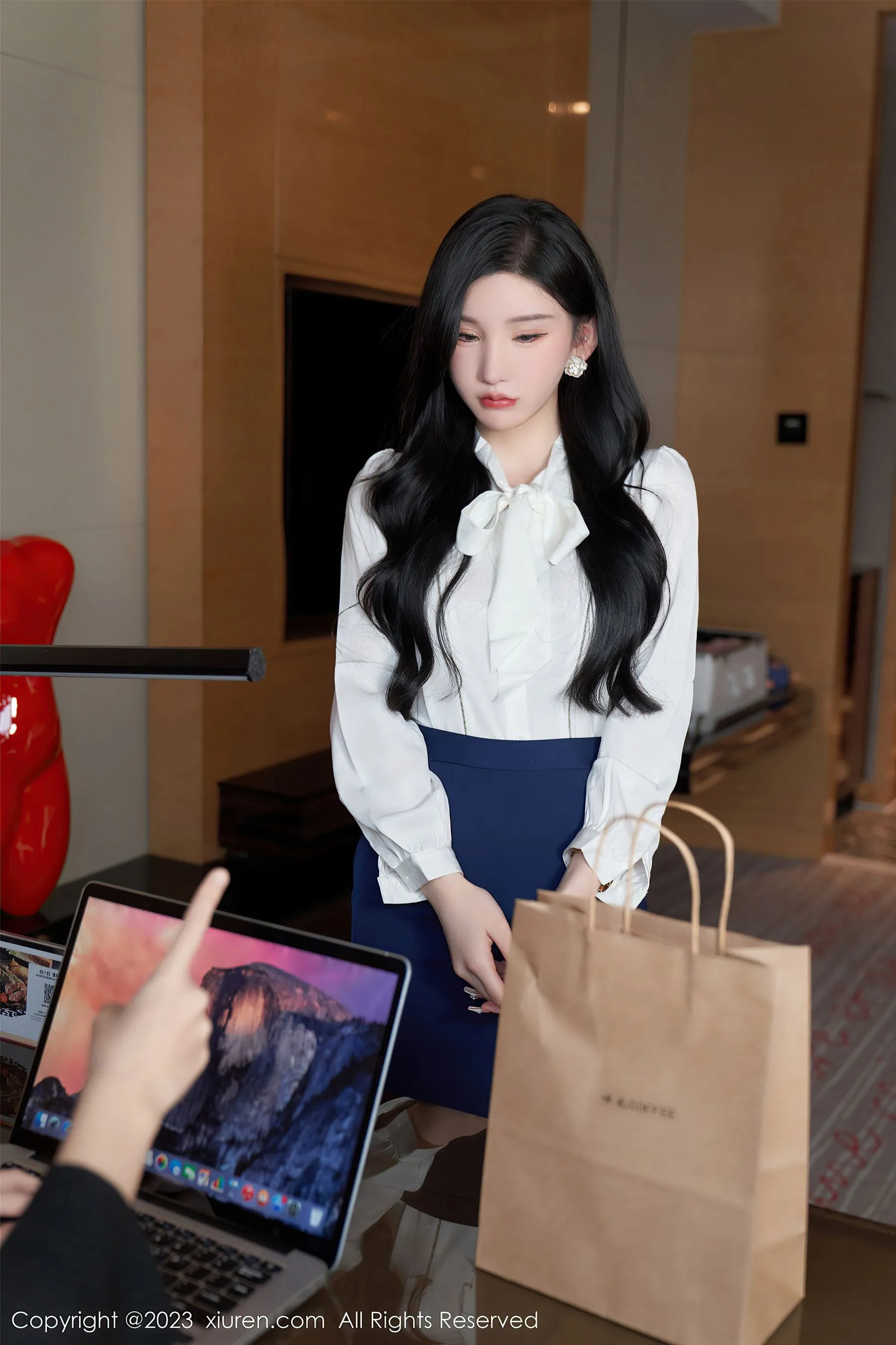  秀人网 No.6614 周于希Sally 黑丝美臀第5张