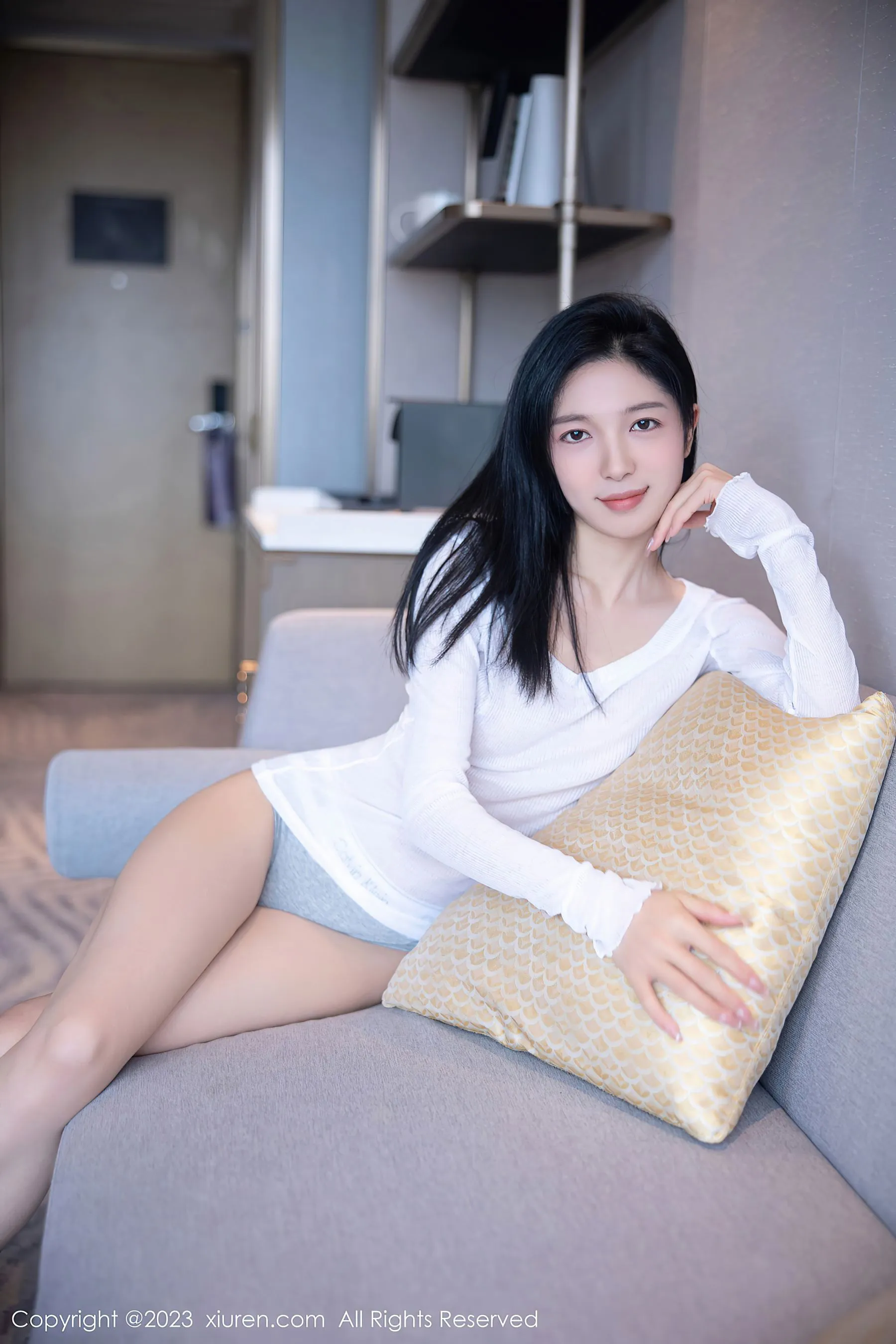  秀人网 No.6619 茜茜Kimi 清纯美腿第26张