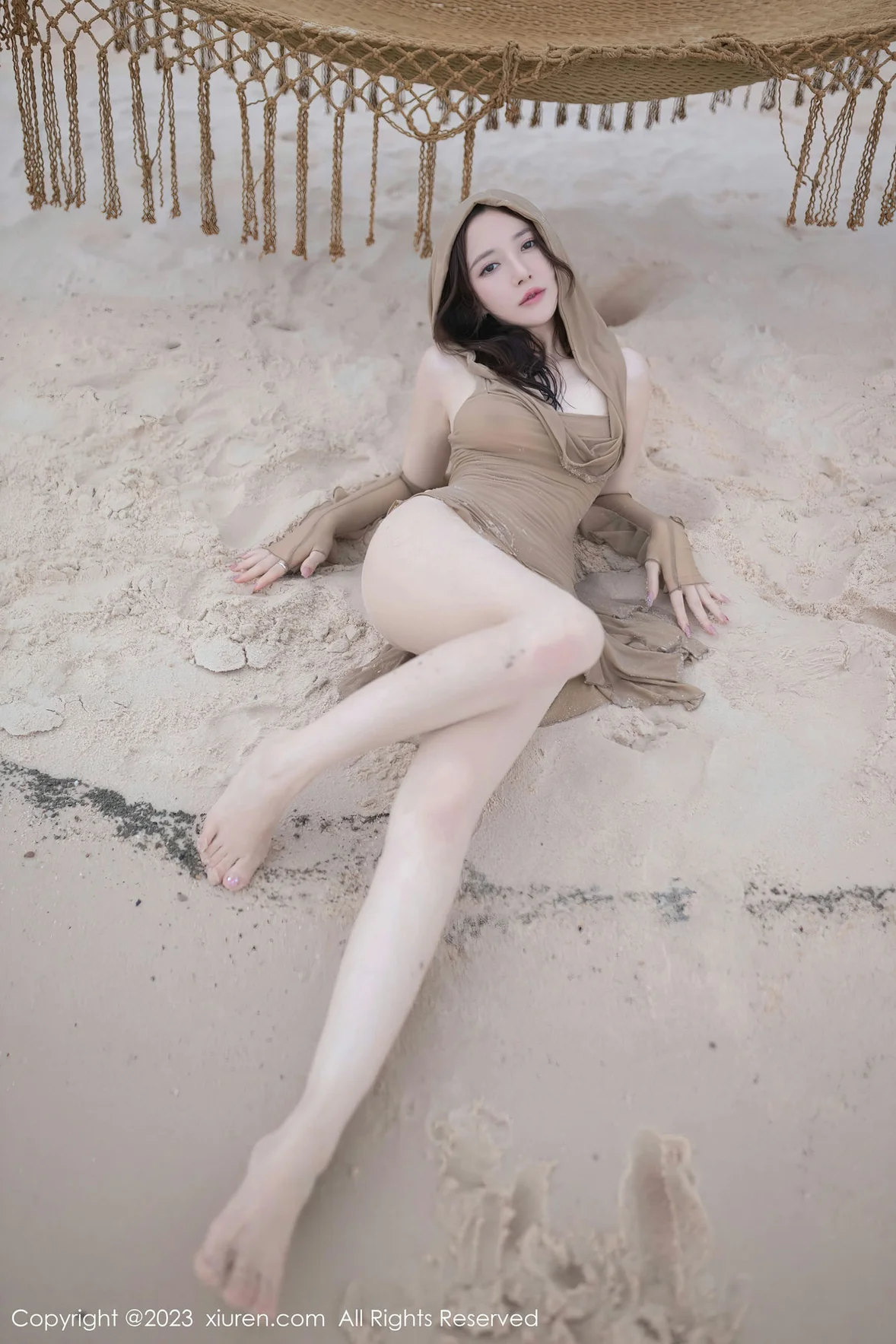  XiuRen 秀人 No.7288 鱼子酱Fish 沙滩渔网性感写真 [78P]第19张