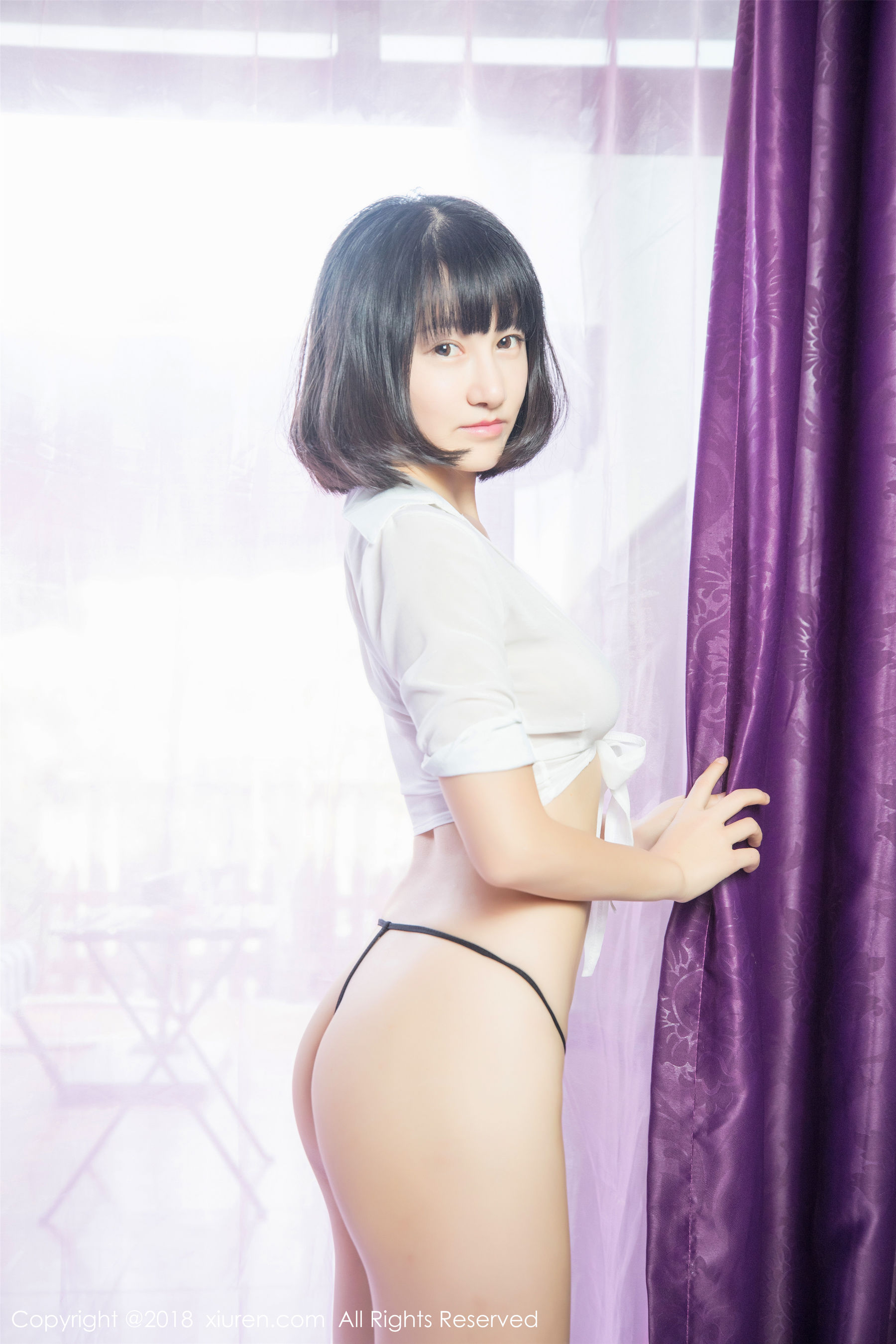  小探戈《透视蕾丝内衣+女仆装+诱惑女秘书OL》 秀人 No.933第14张