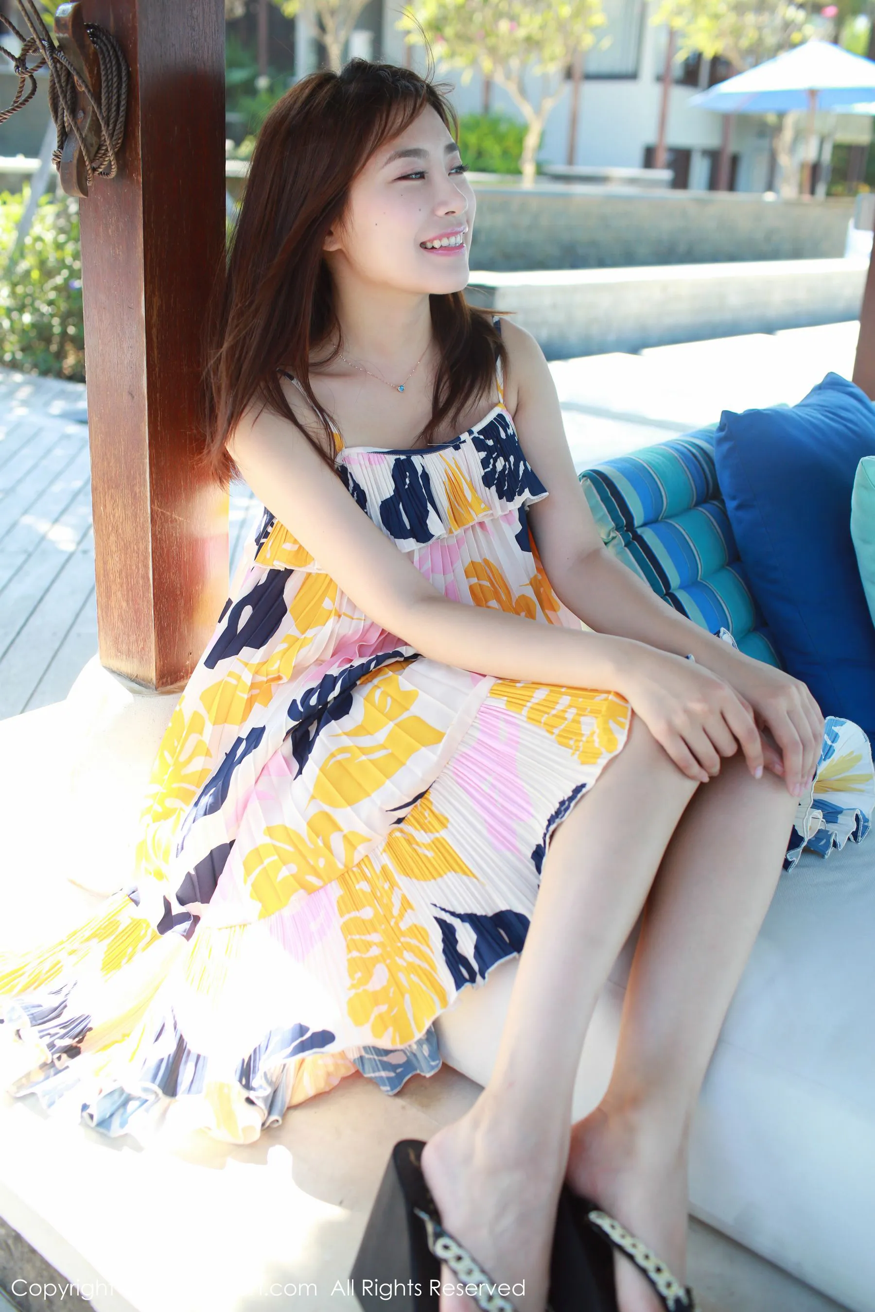 许诺Sabrina《巴厘岛旅拍》小清新系列 秀人网 No.542第15张