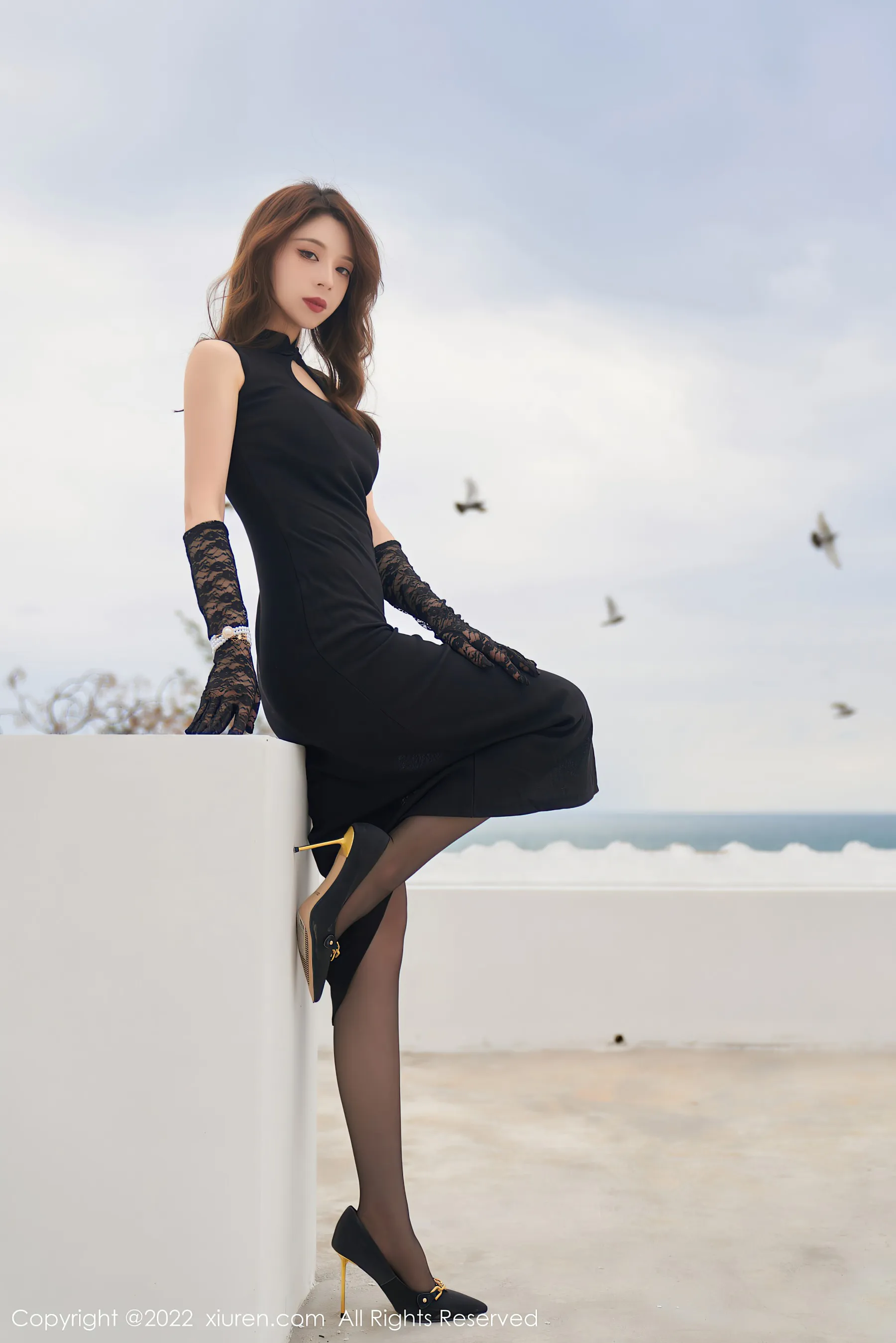 秀人网 No.4788 言沫 三亚户外旅拍第15张