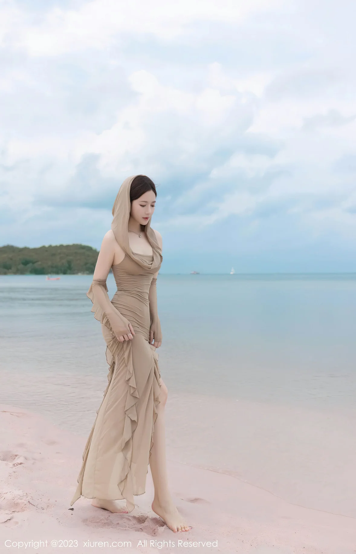  XiuRen 秀人 No.7288 鱼子酱Fish 沙滩渔网性感写真 [78P]第1张