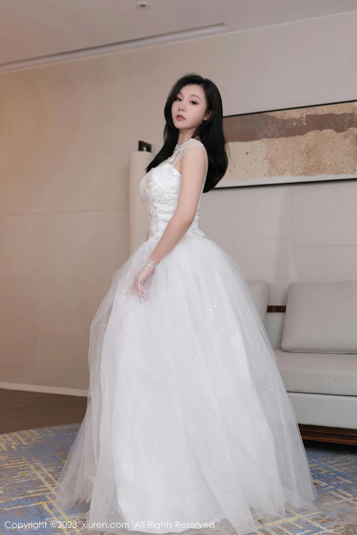  XiuRen 秀人 No.7201 安然anran 白色婚纱性感写真 [80P]第4张