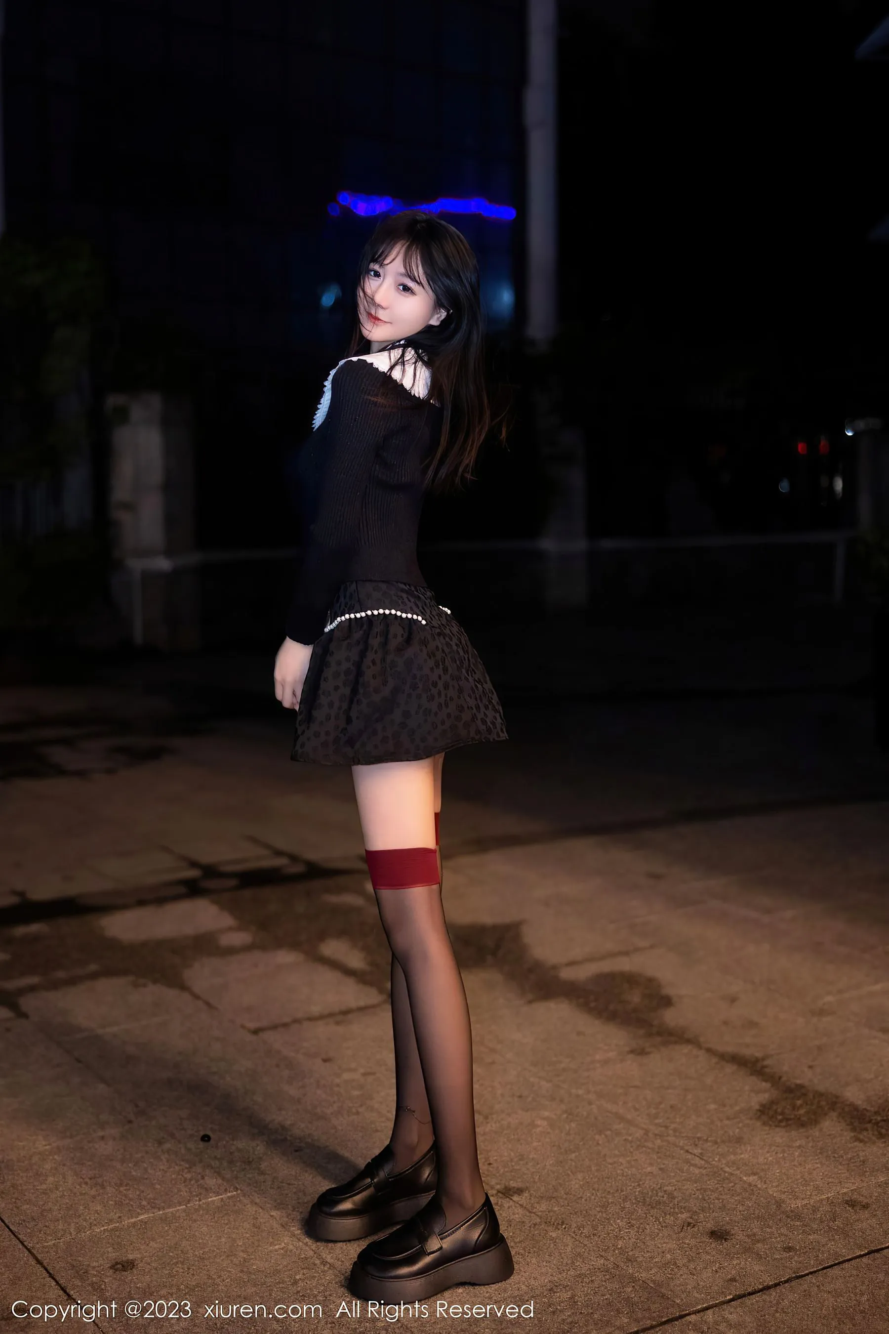  秀人网 No.6724 幼幼 黑丝美腿第23张