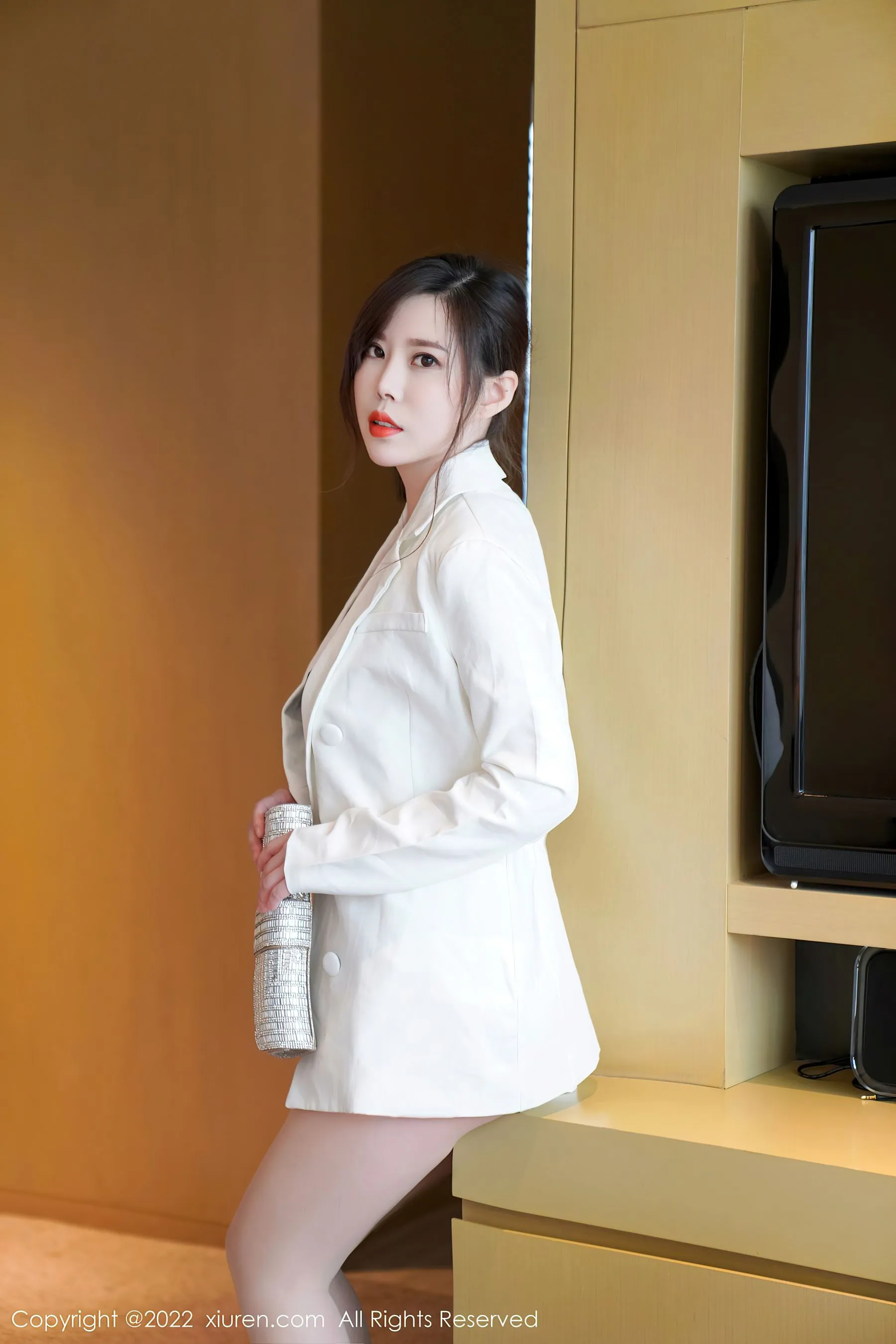  秀人网 No.4885 白茹雪 丝袜美臀OL第16张