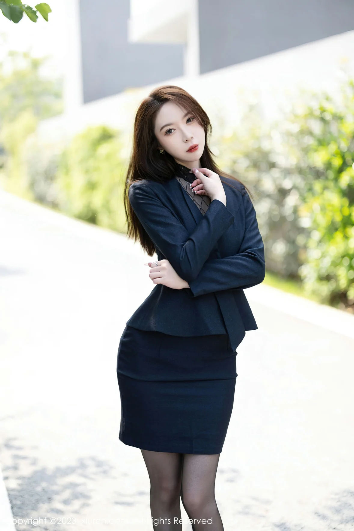  XiuRen 秀人 No.6914 梦心玥 薄纱高开叉性感写真 [90P]第1张