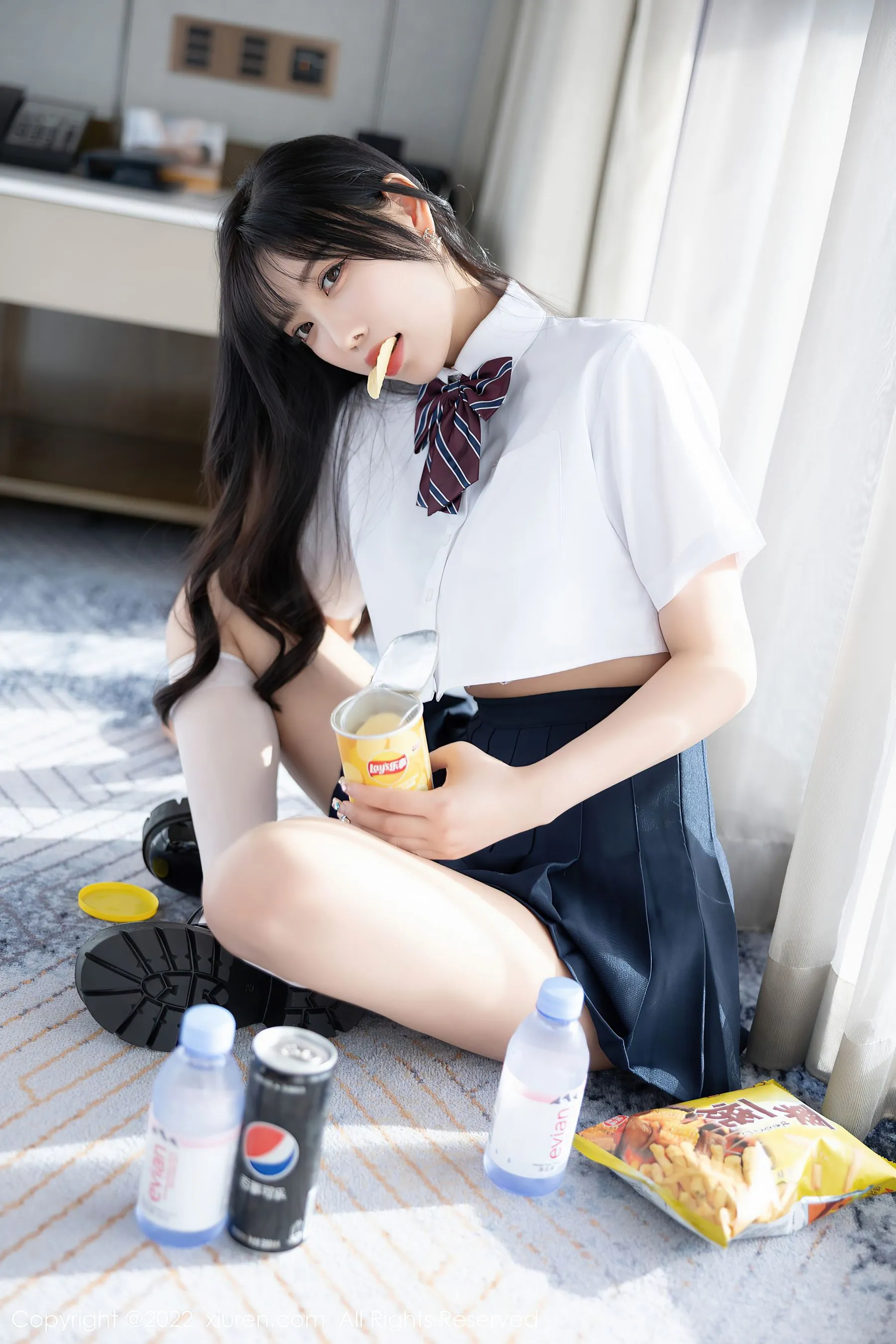  秀人网 No.5338 杨晨晨 校园制服诱惑第20张