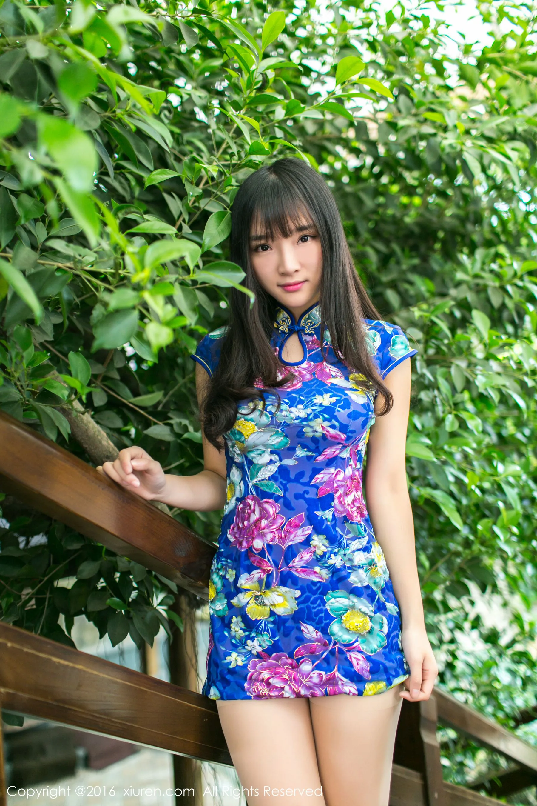 夏瑶baby《珠海御温泉旅拍》旗袍+性感内衣 秀人网 No.546第12张